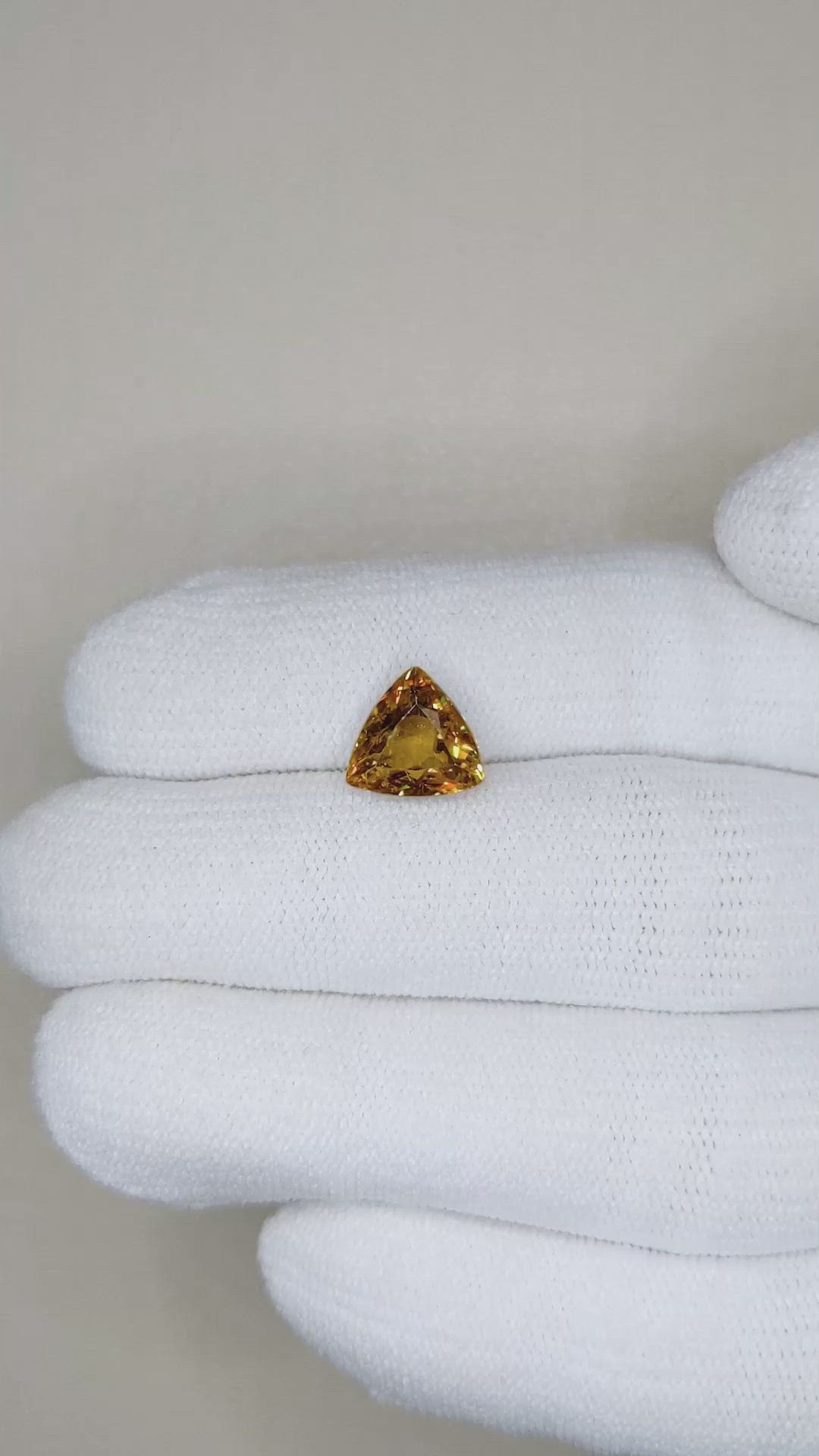 2.90 Ct. Sphene (Titanite) from Madagascar Size Video