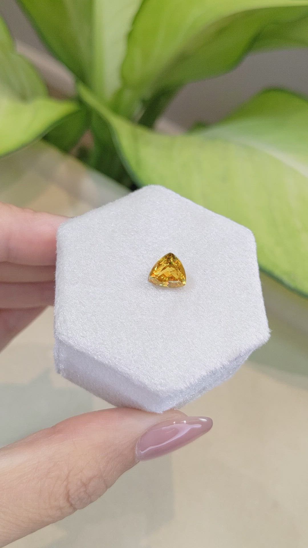 2.08 Ct. Yellow Sphene (Titanite) from Madagascar Size Video