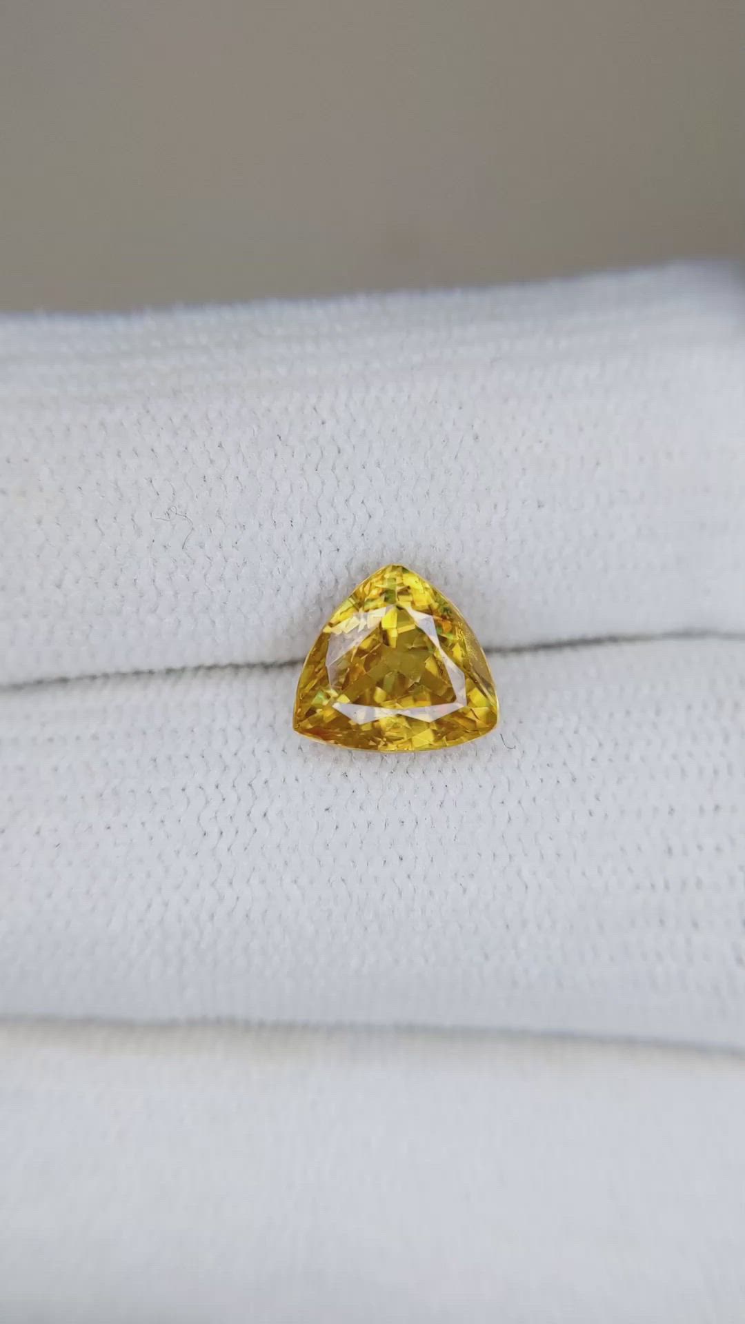 2.08 Ct. Sphene (Titanite) from Madagascar Size Video