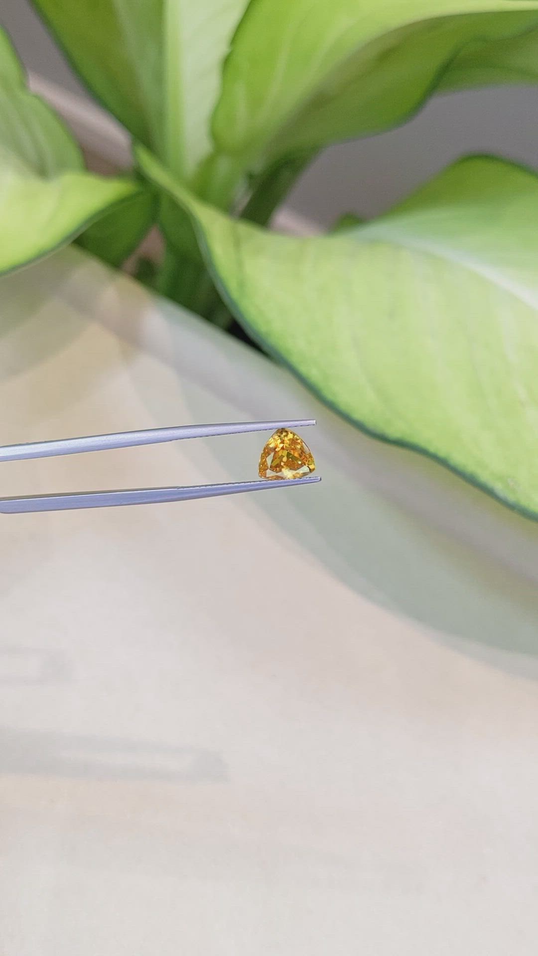 2.08 Ct. Yellow Sphene (Titanite) from Madagascar Size Video