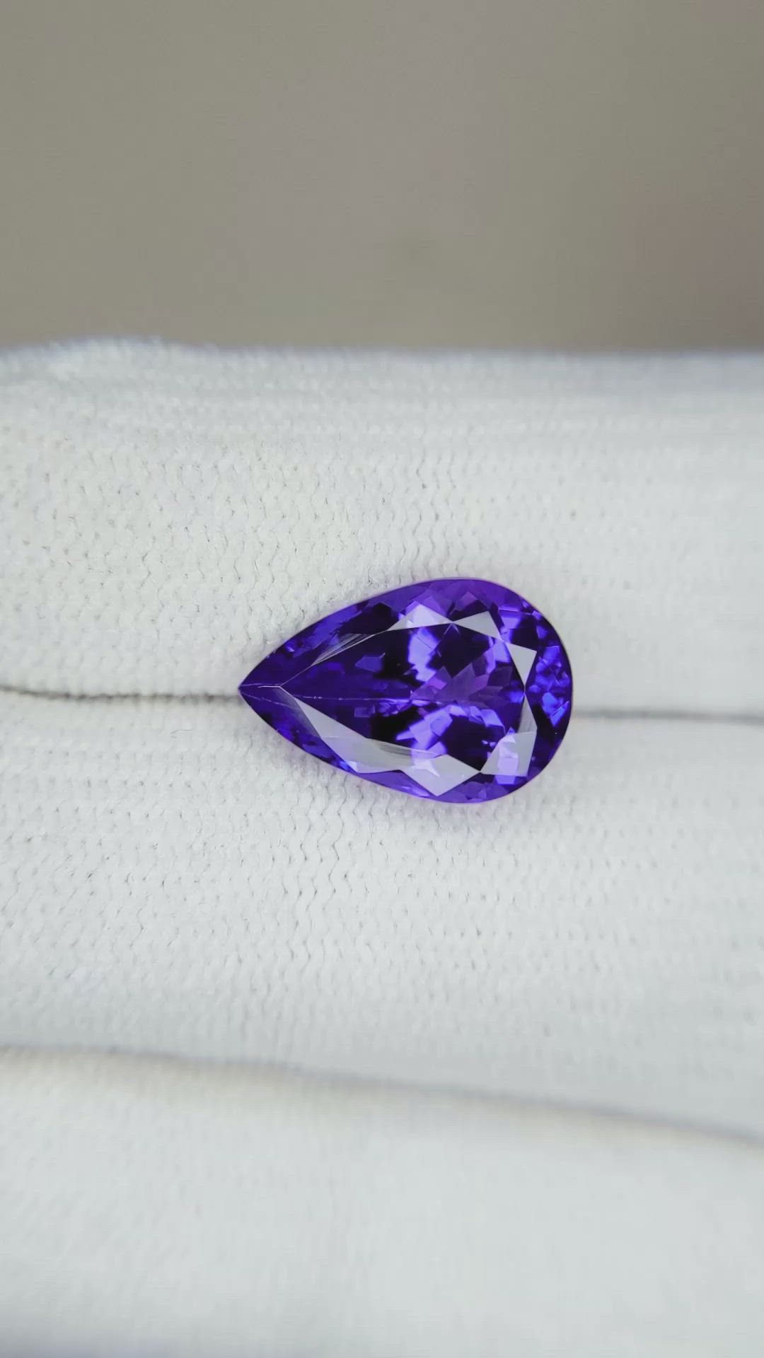 4.42 Ct. Tanzanite from Tanzania Size Video