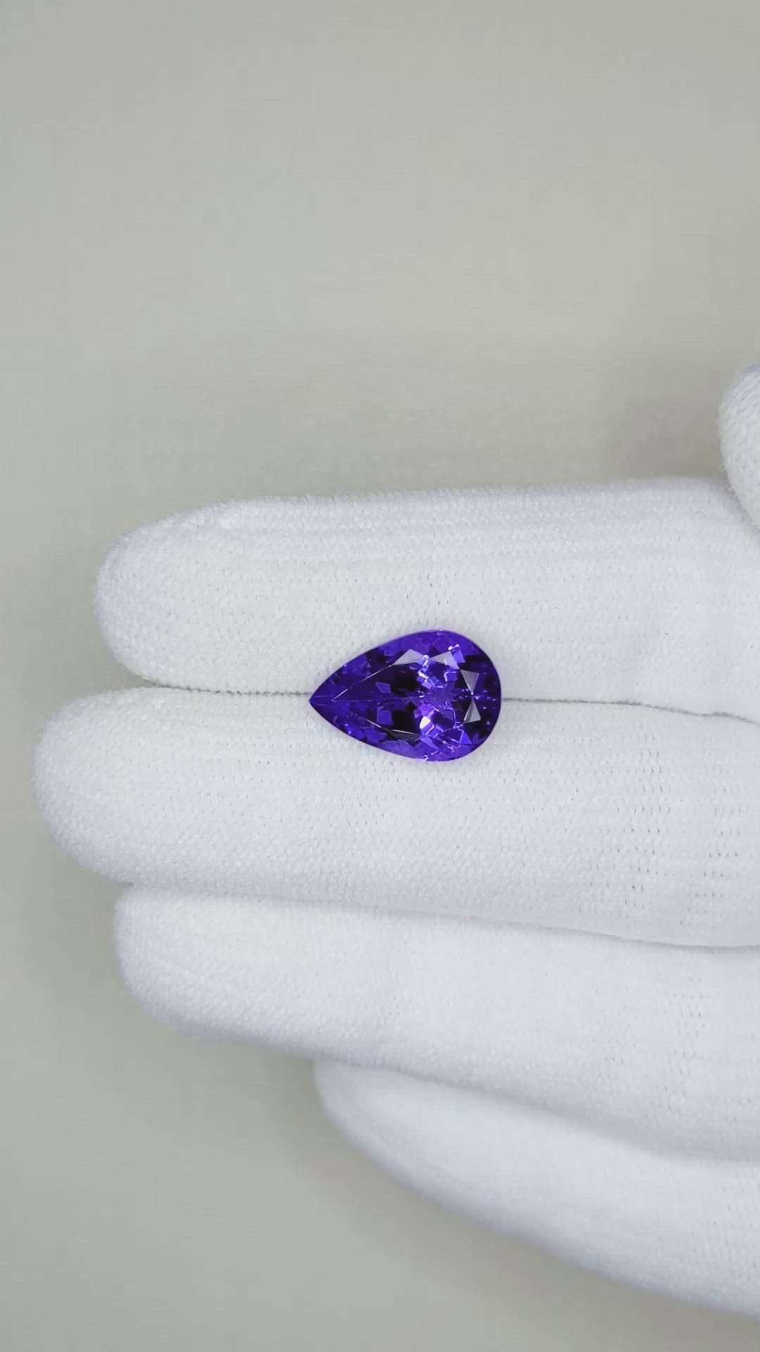 4.42 Ct. Tanzanite from Tanzania Size Video