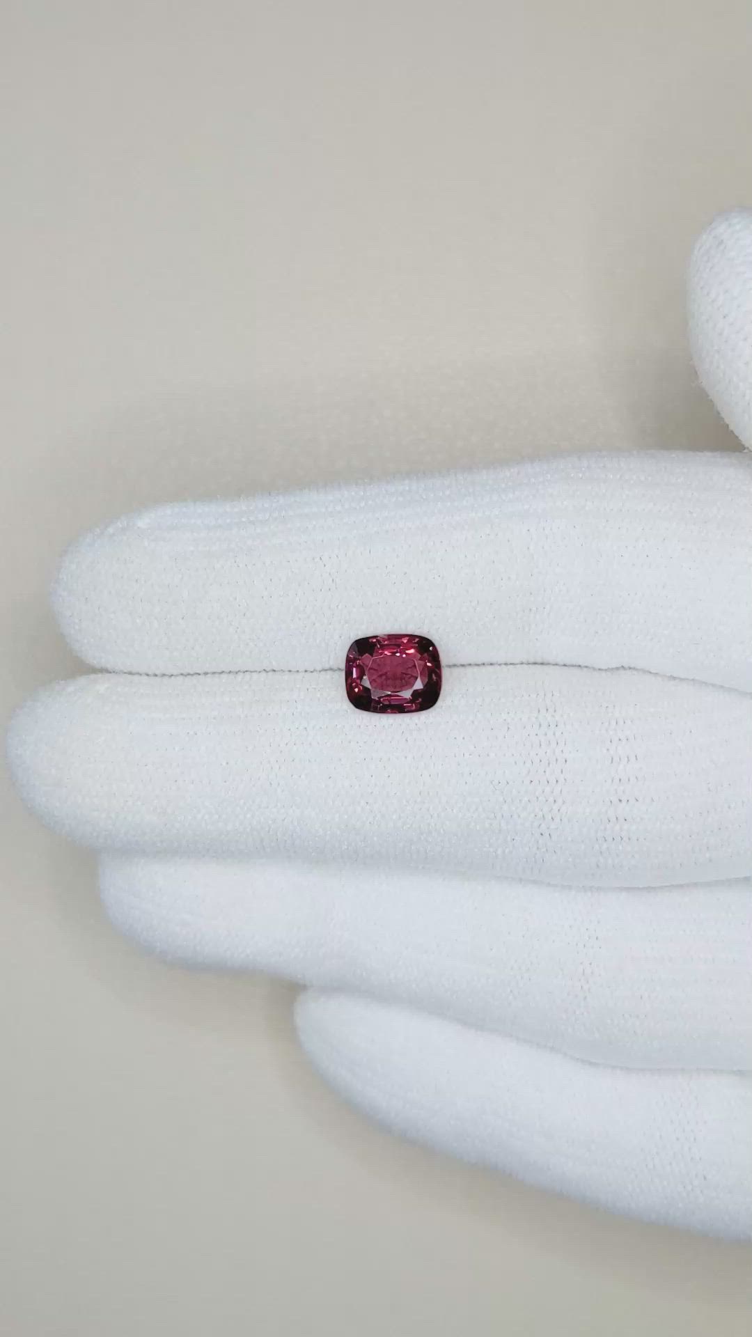 1.38 Ct. Spinel from Burma (Myanmar) Size Video