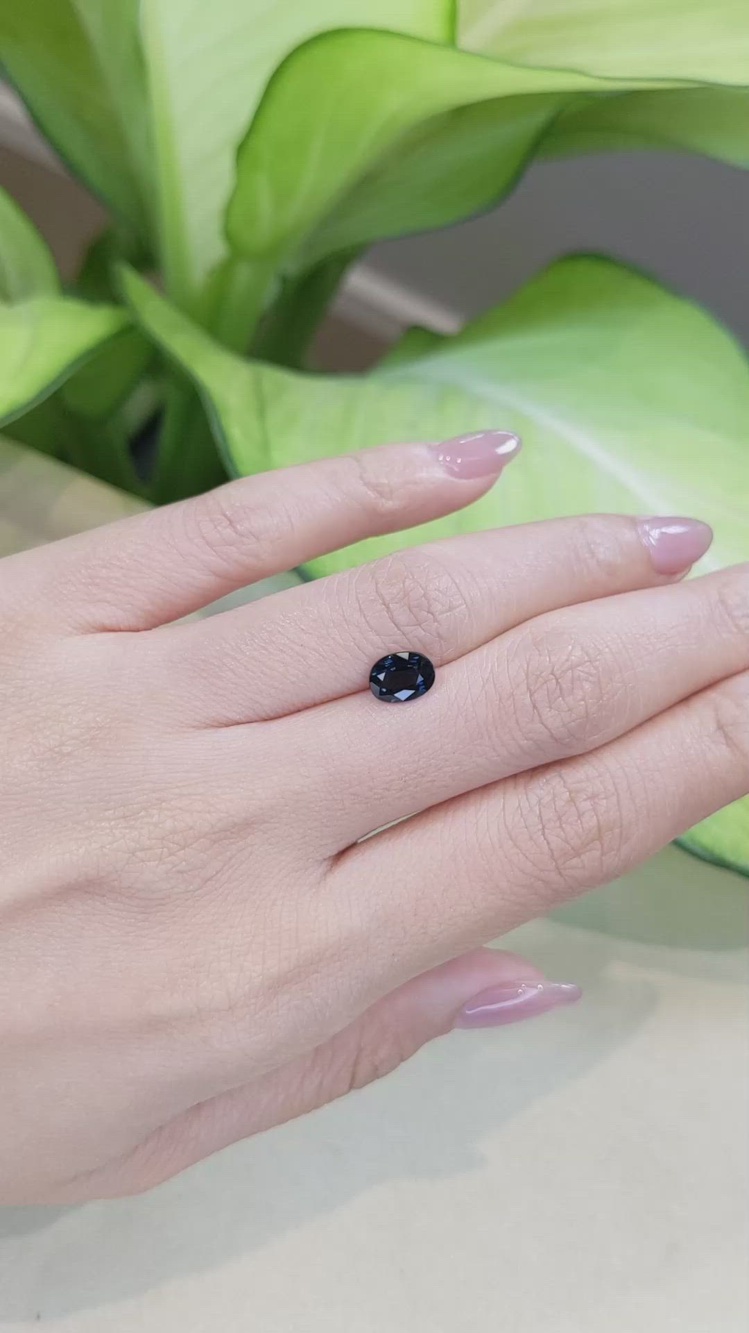 1.33 Ct. Cobalt Spinel from Tanzania Size Video