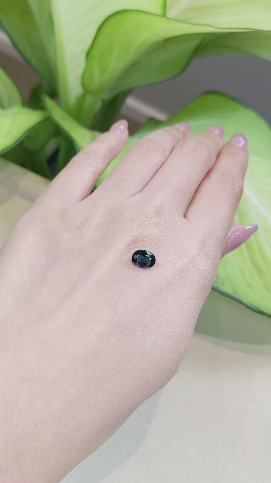 1.33 Ct. Cobalt Spinel from Tanzania Size Video