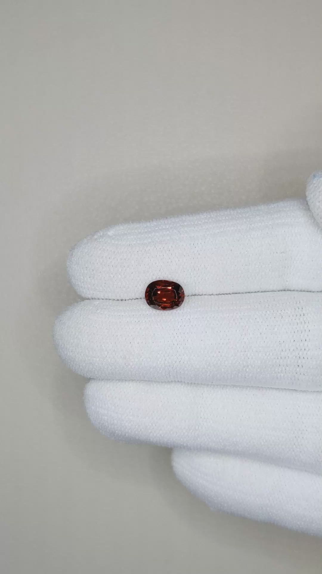 1.08 Ct. Spinel from Burma (Myanmar) Size Video