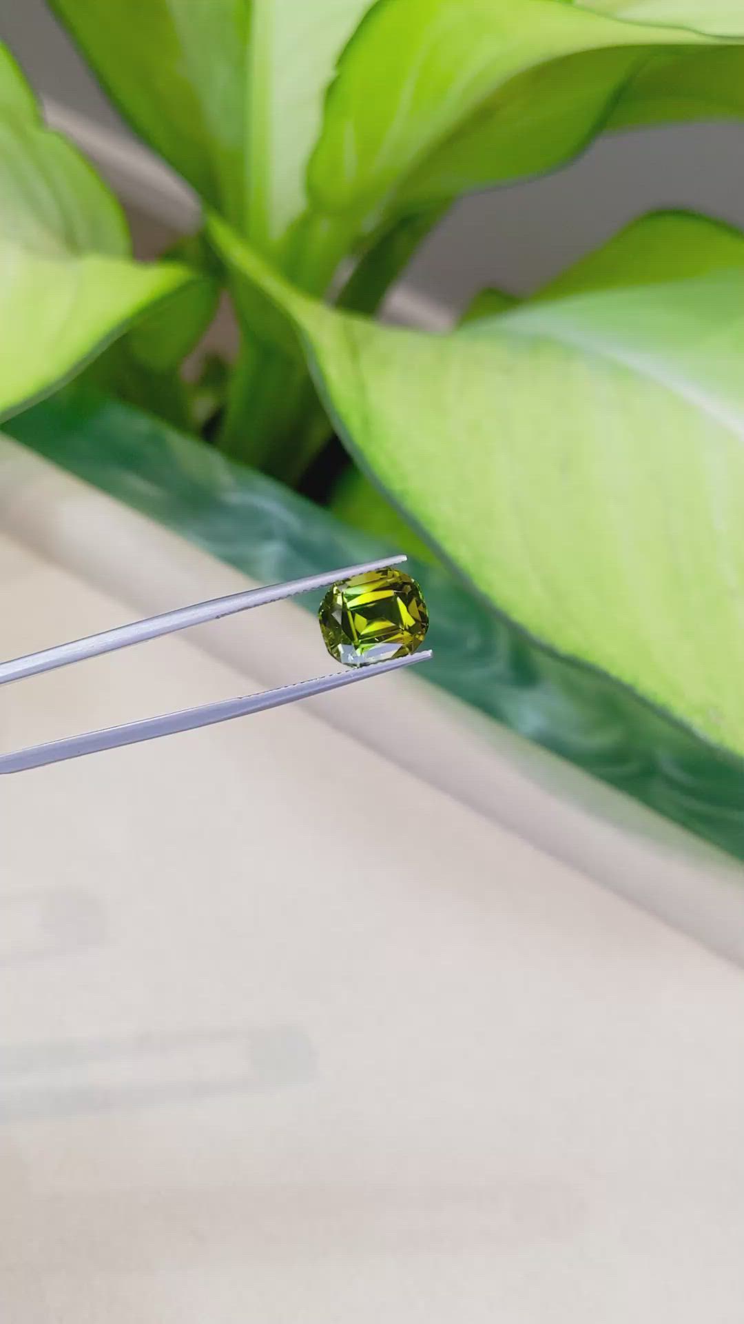 5.68 Ct. Peridot from Burma (Myanmar) Size Video