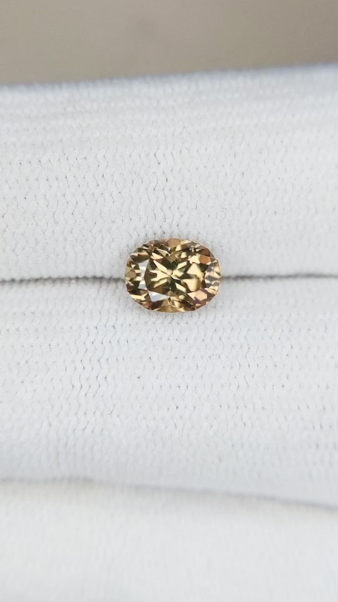 1.44 Ct. Zircon from Tanzania Size Video