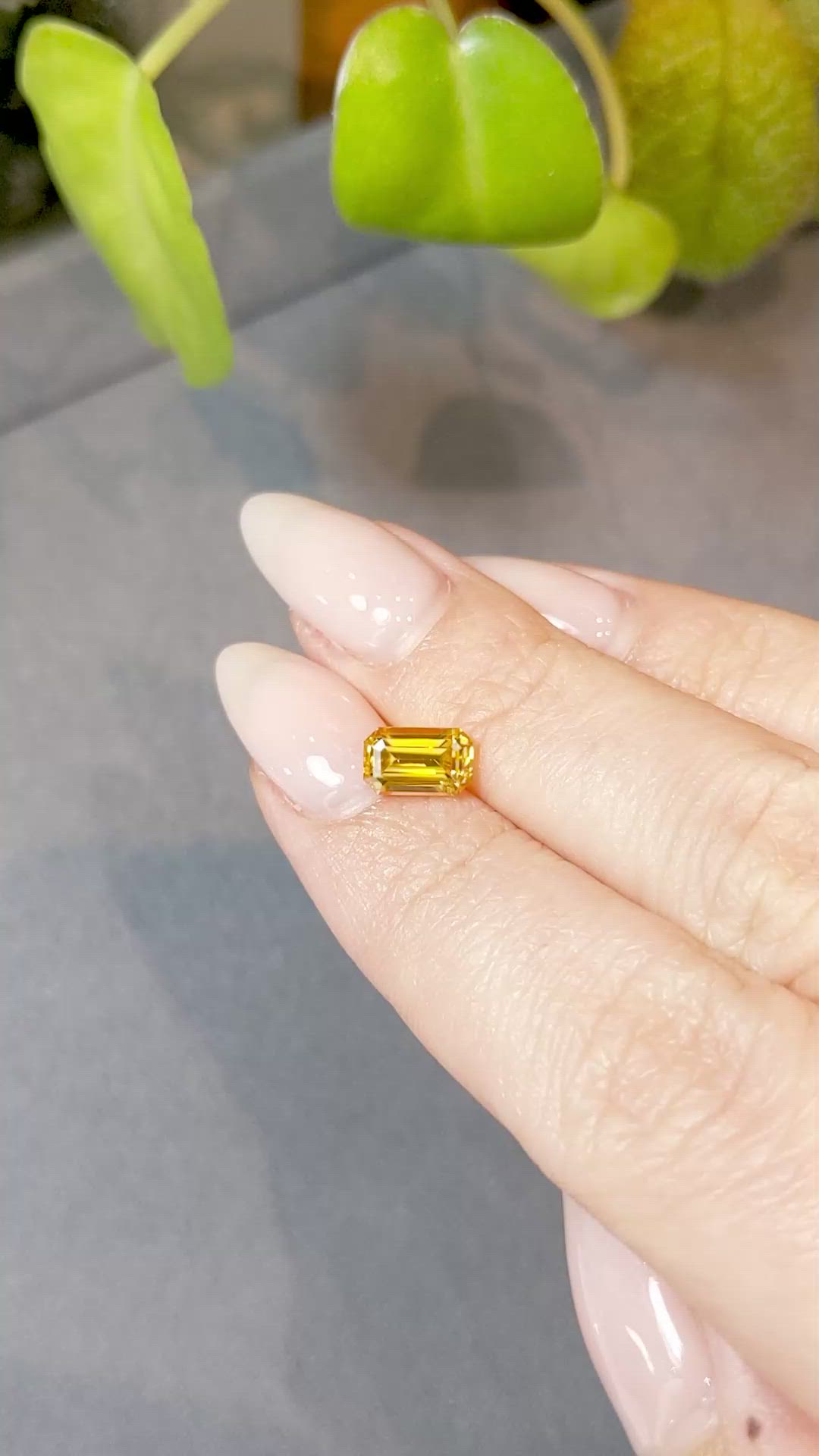 1.76 Ct. Zircon from Tanzania Size Video