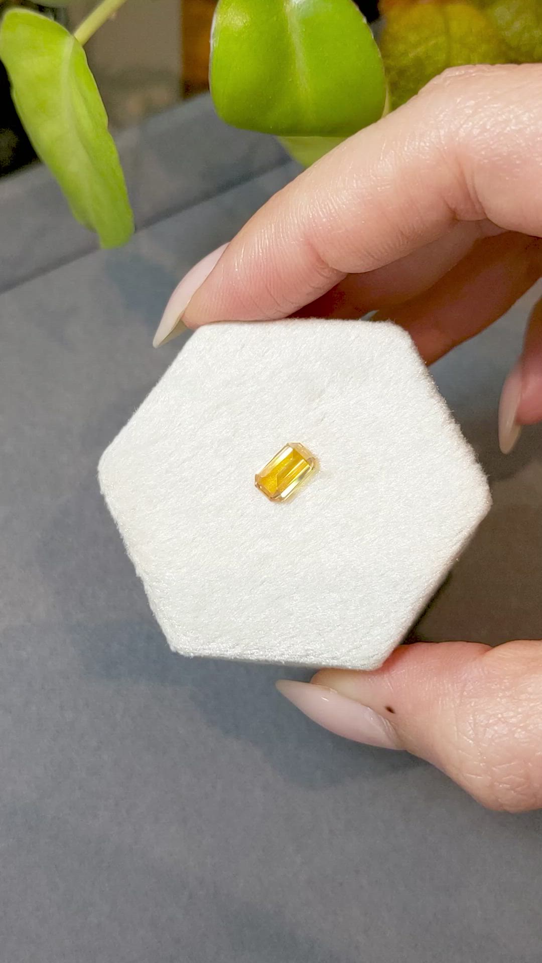 1.76 Ct. Zircon from Tanzania Size Video