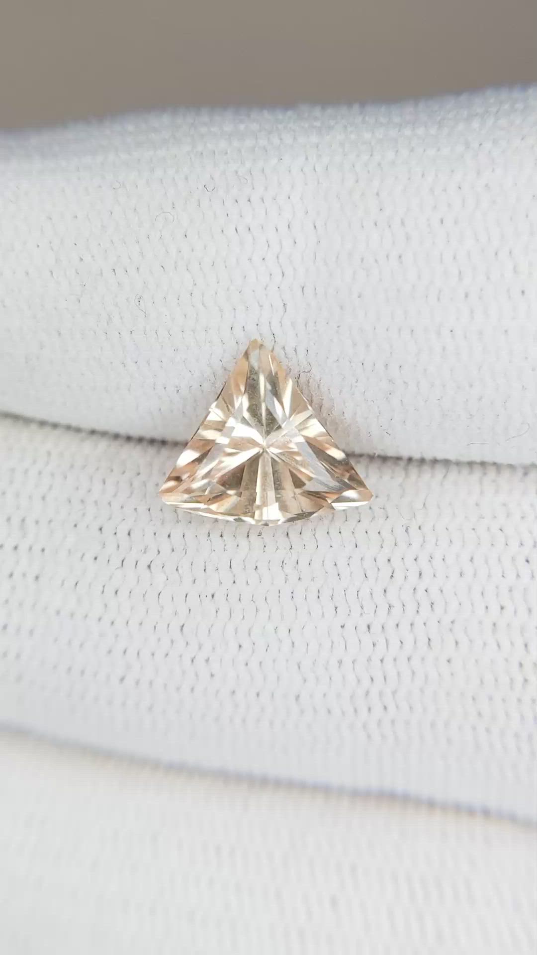 1.96 Ct. Morganite from Brazil Size Video