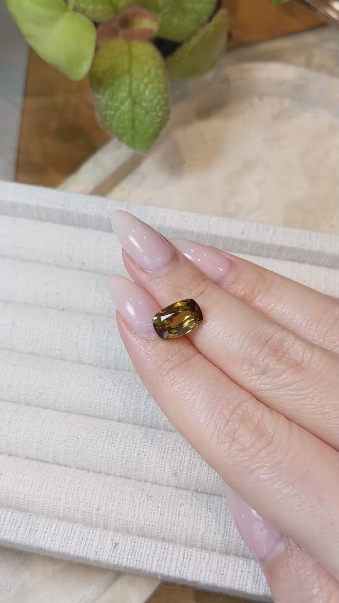 3.73 Ct. Sphene (Titanite) from Madagascar Size Video