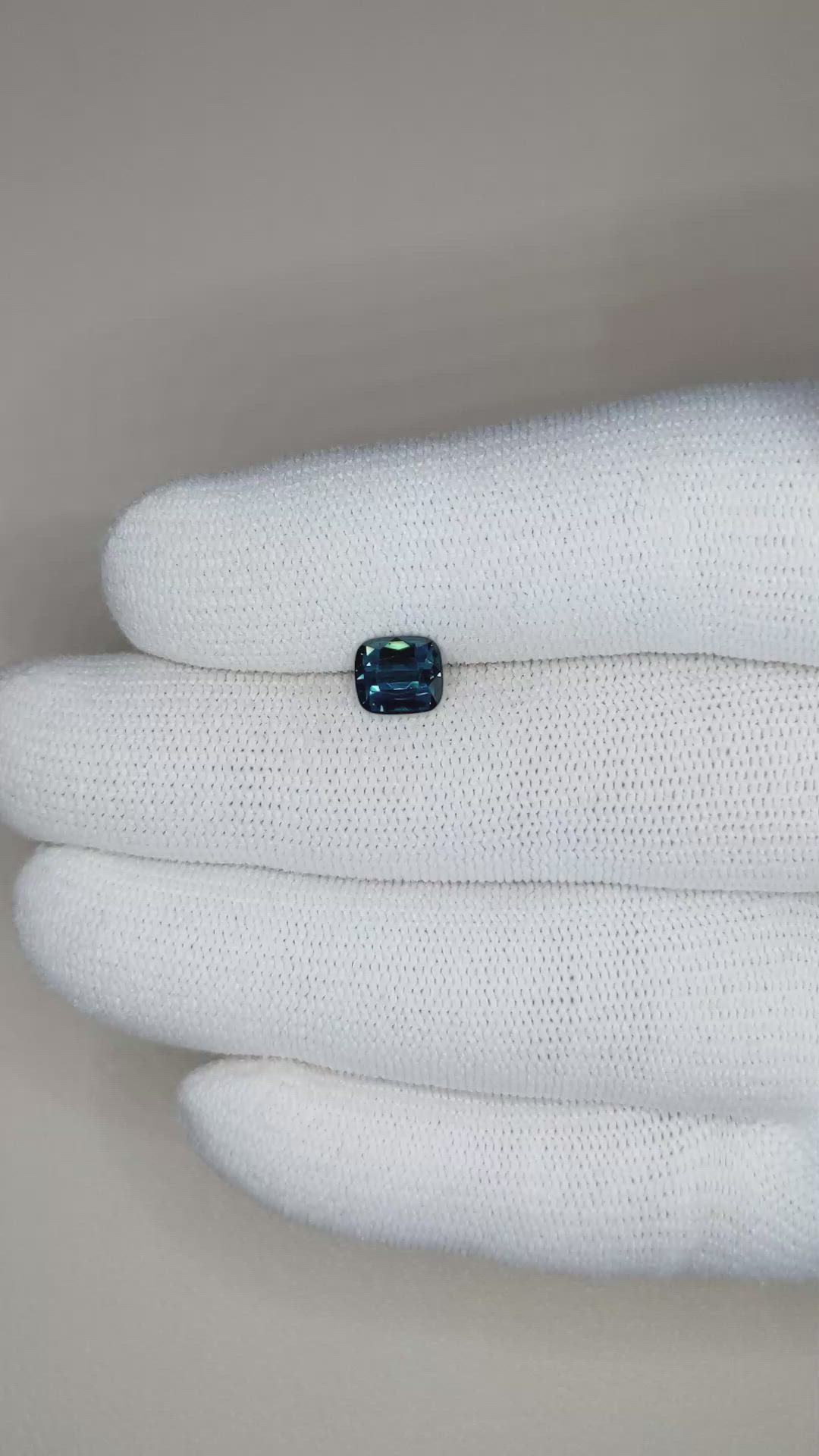 1.33 Ct. Cobalt Spinel from Tanzania Size Video