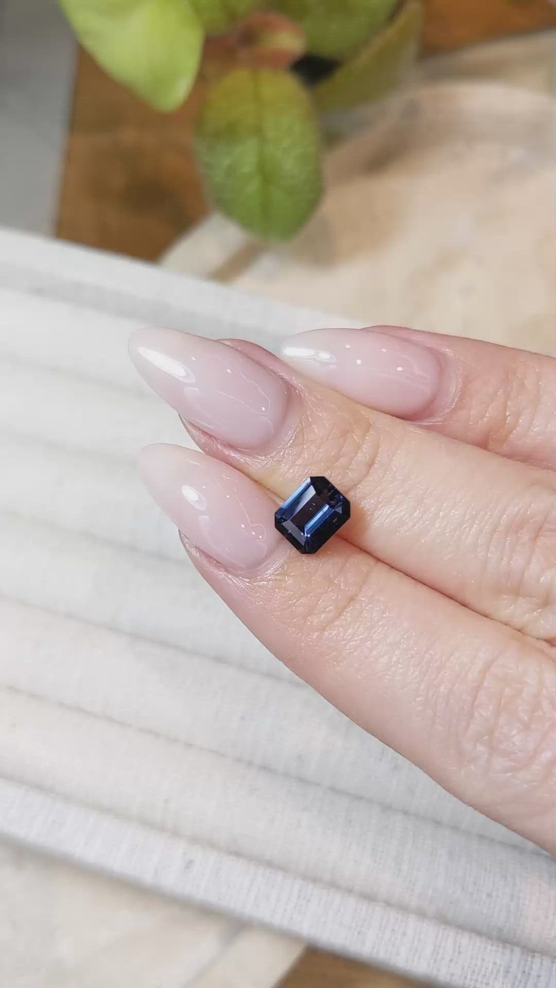 1.56 Ct. Cobalt Spinel from Tanzania Size Video