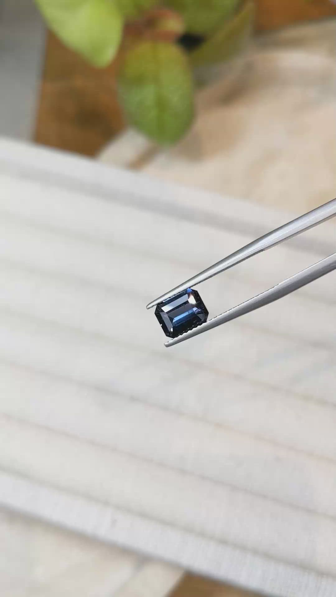 1.56 Ct. Cobalt Spinel from Tanzania Size Video