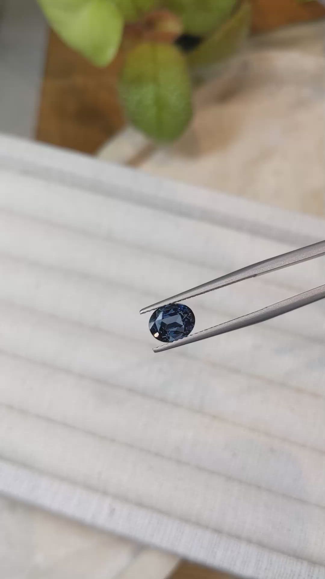 1.70 Ct. Cobalt Spinel from Tanzania Size Video
