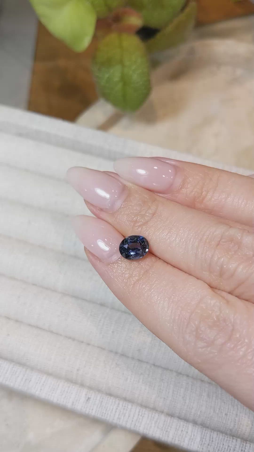 1.70 Ct. Cobalt Spinel from Tanzania Size Video