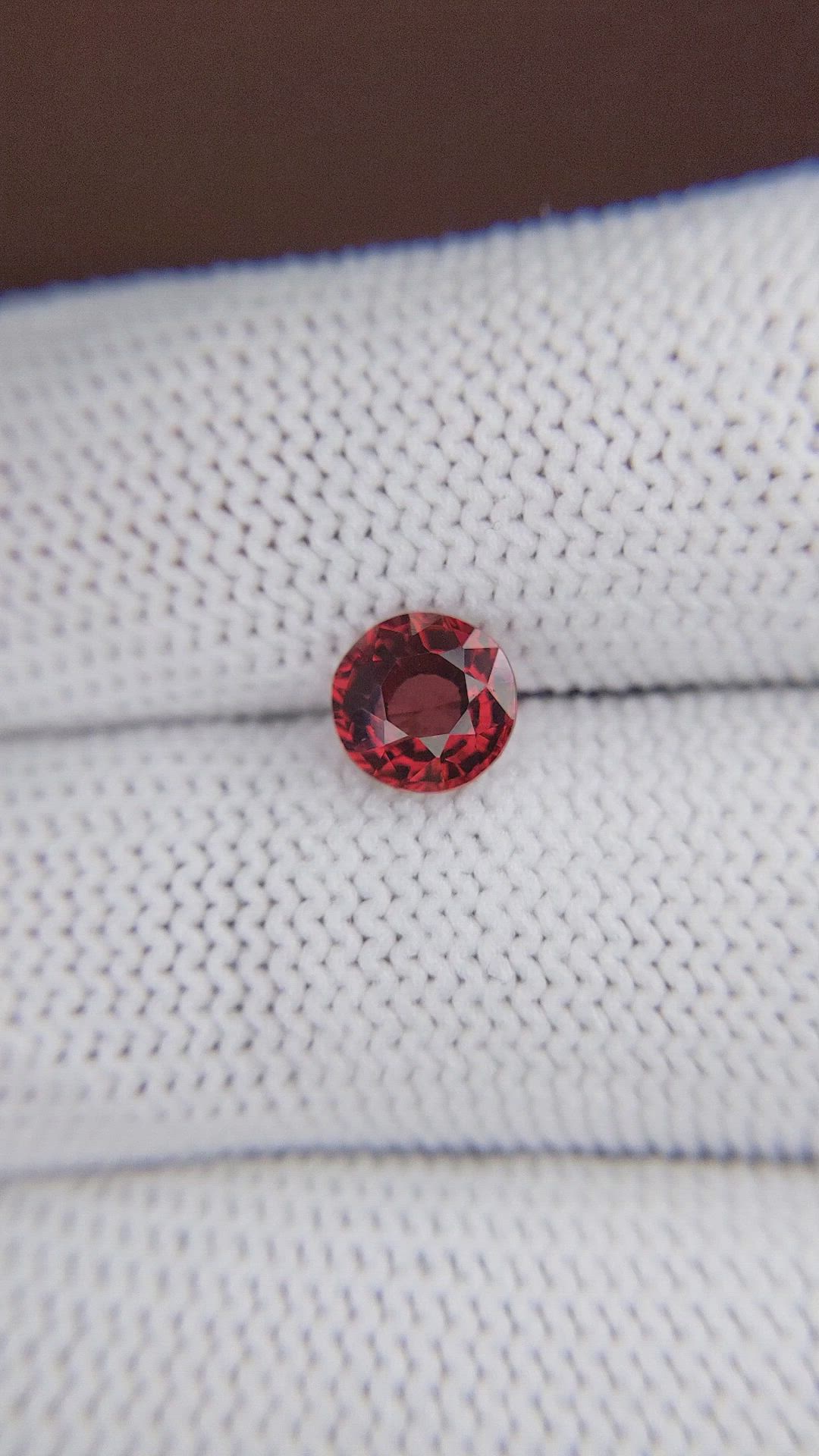 1.47 Ct. Garnet from Ceylon (Sri Lanka) Size Video