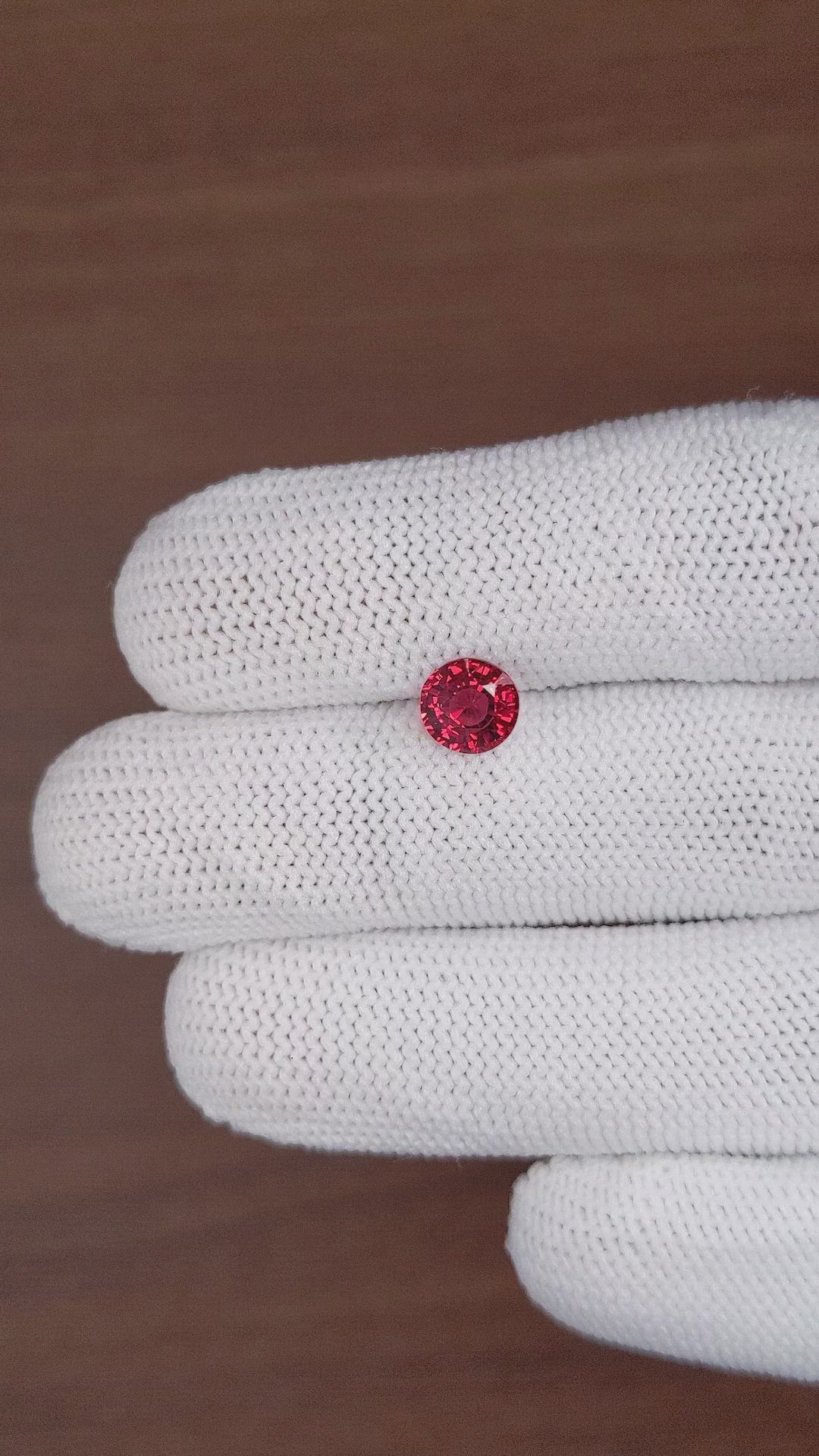 1.47 Ct. Garnet from Ceylon (Sri Lanka) Size Video