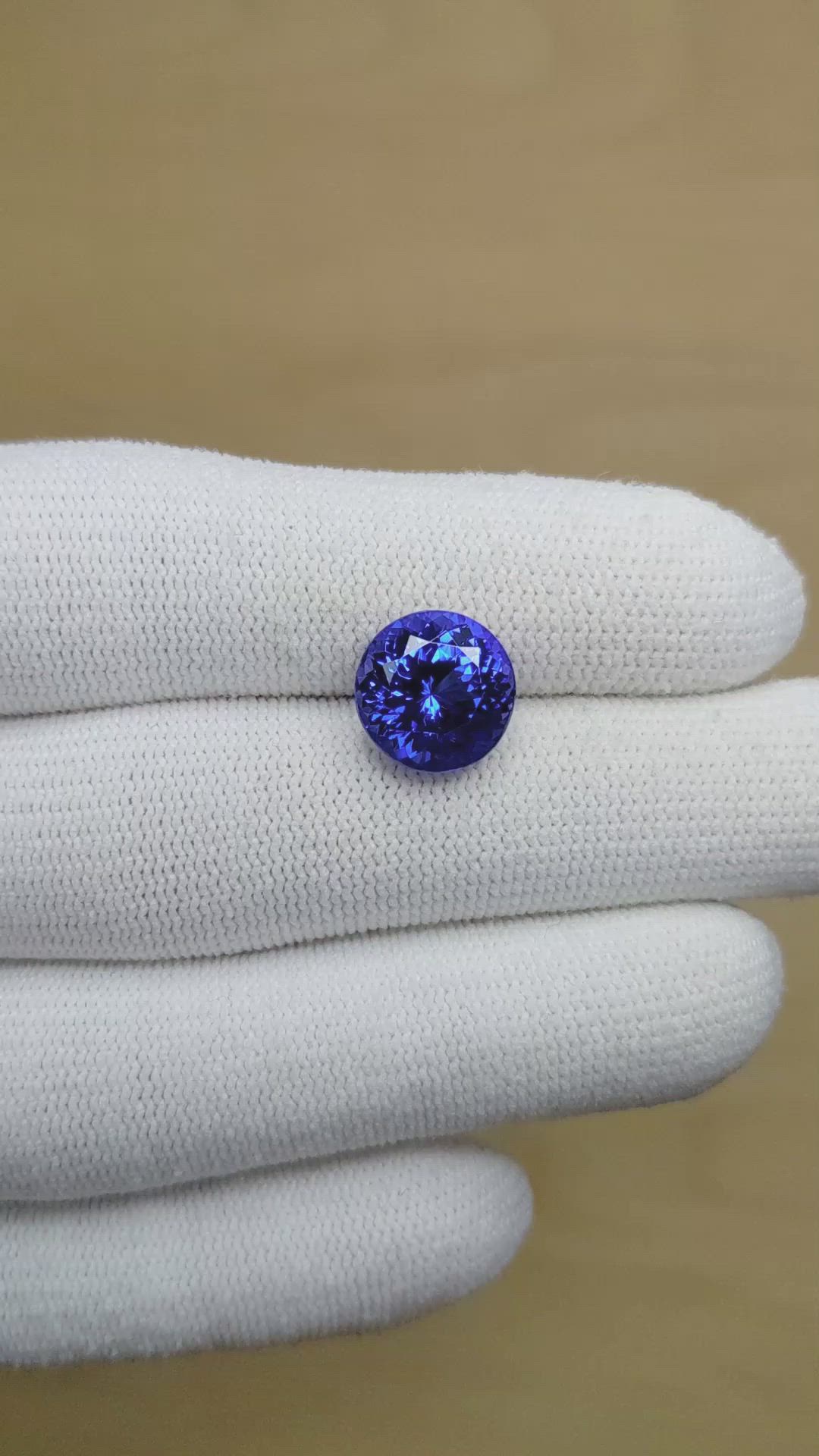 4.74 Ct. Tanzanite from Tanzania Size Video