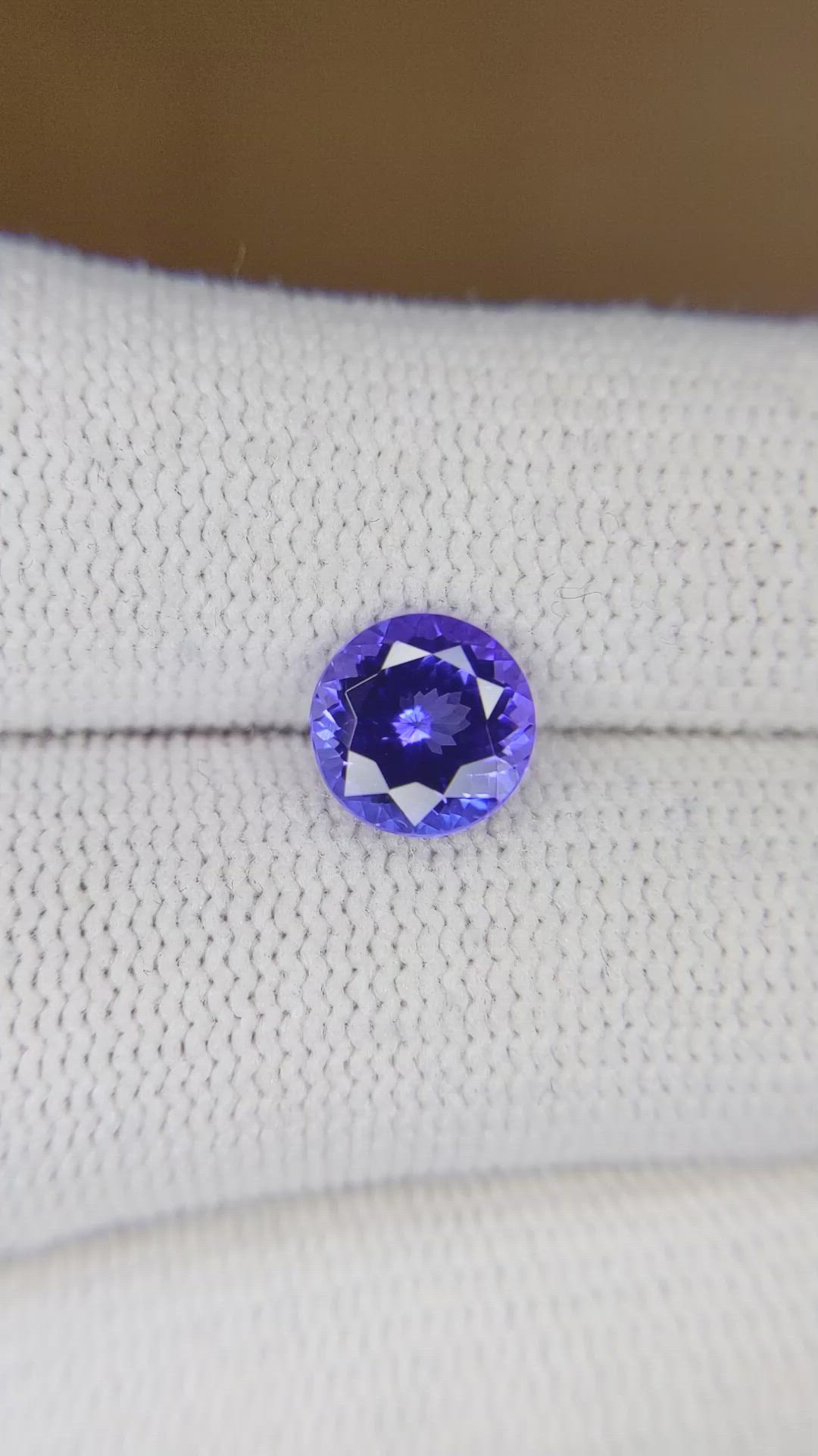 1.71 Ct. Tanzanite from Tanzania Size Video
