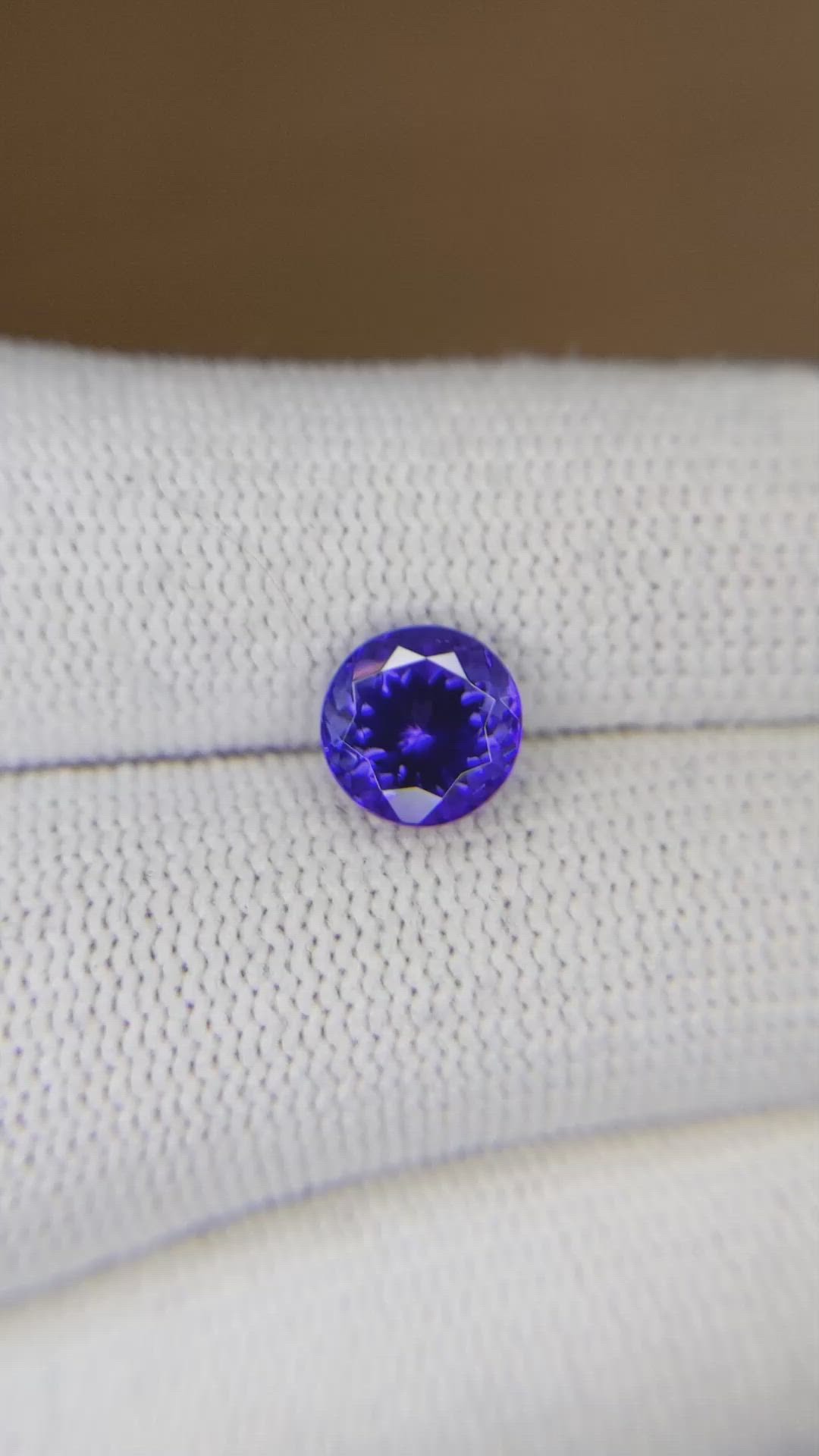 2.07 Ct. Tanzanite from Tanzania Size Video