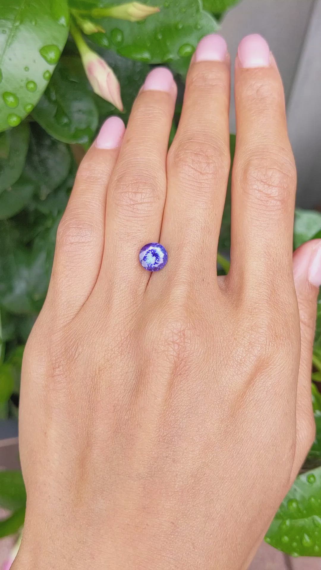 2.07 Ct. Tanzanite from Tanzania Size Video