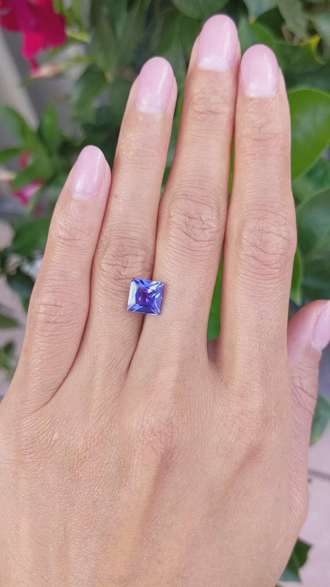 2.65 Ct. Tanzanite from Tanzania Size Video