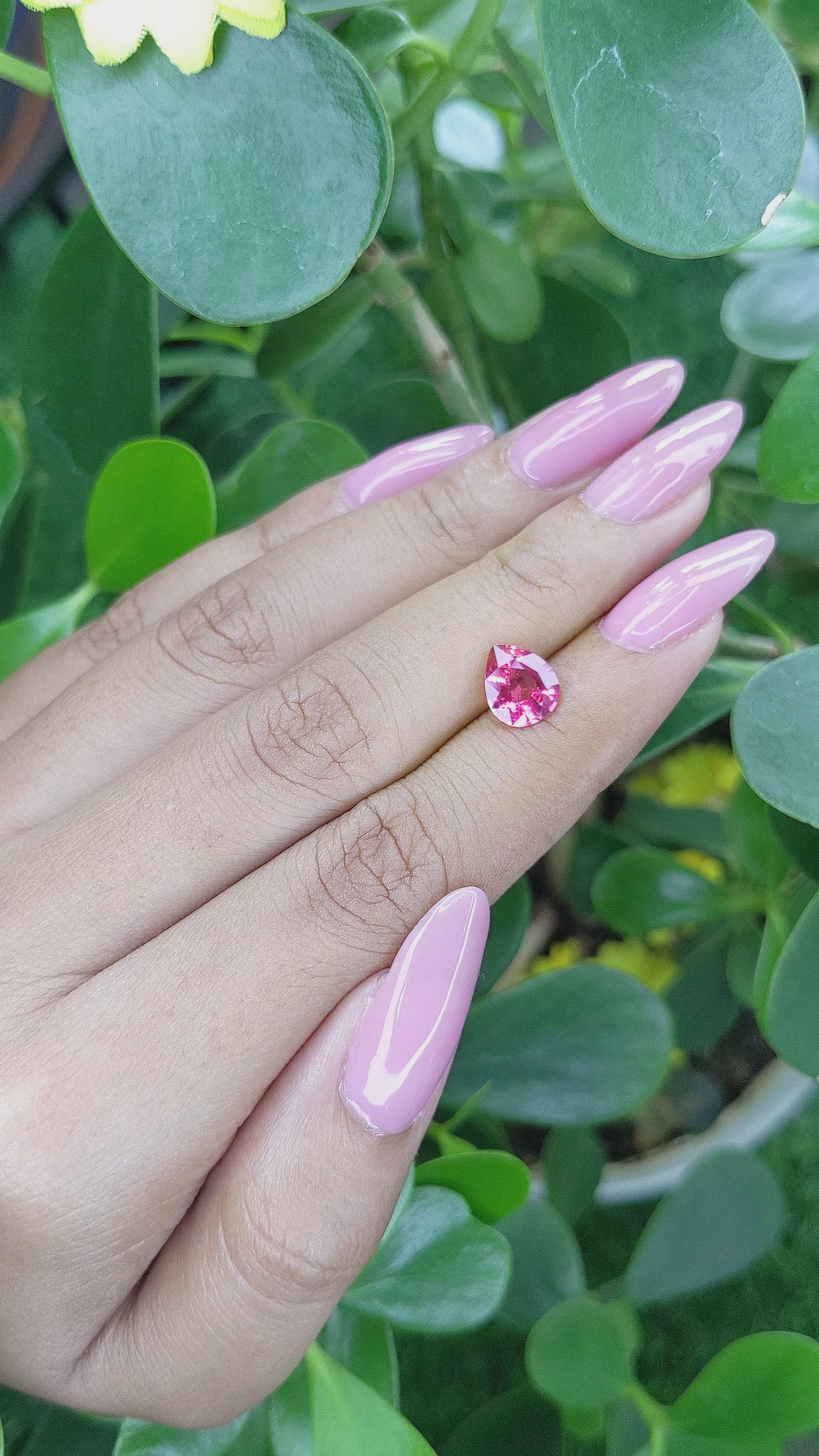 1.43 Ct. Spinel from Tanzania Size Video