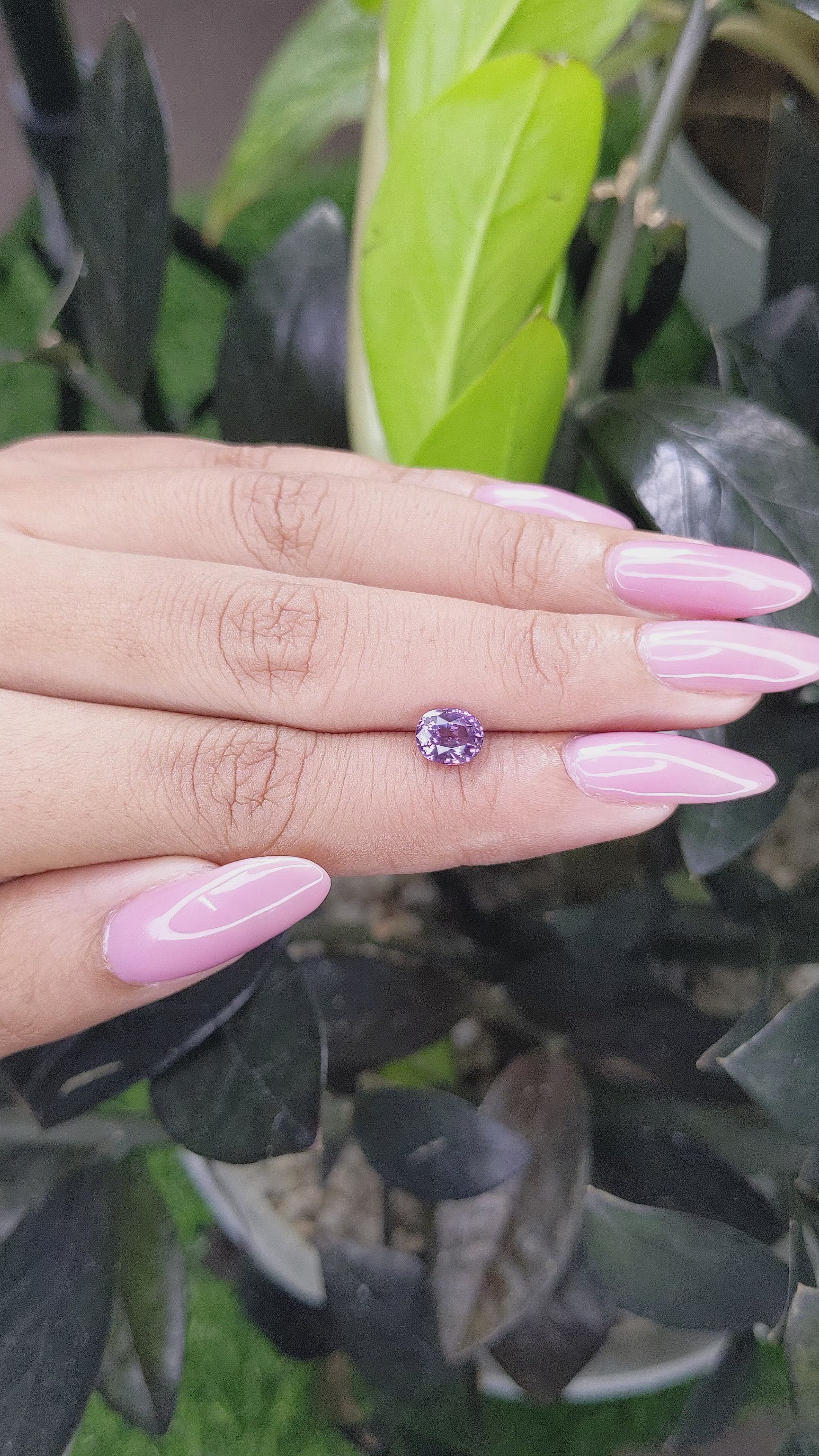 1.31 Ct. Garnet from Tanzania Size Video