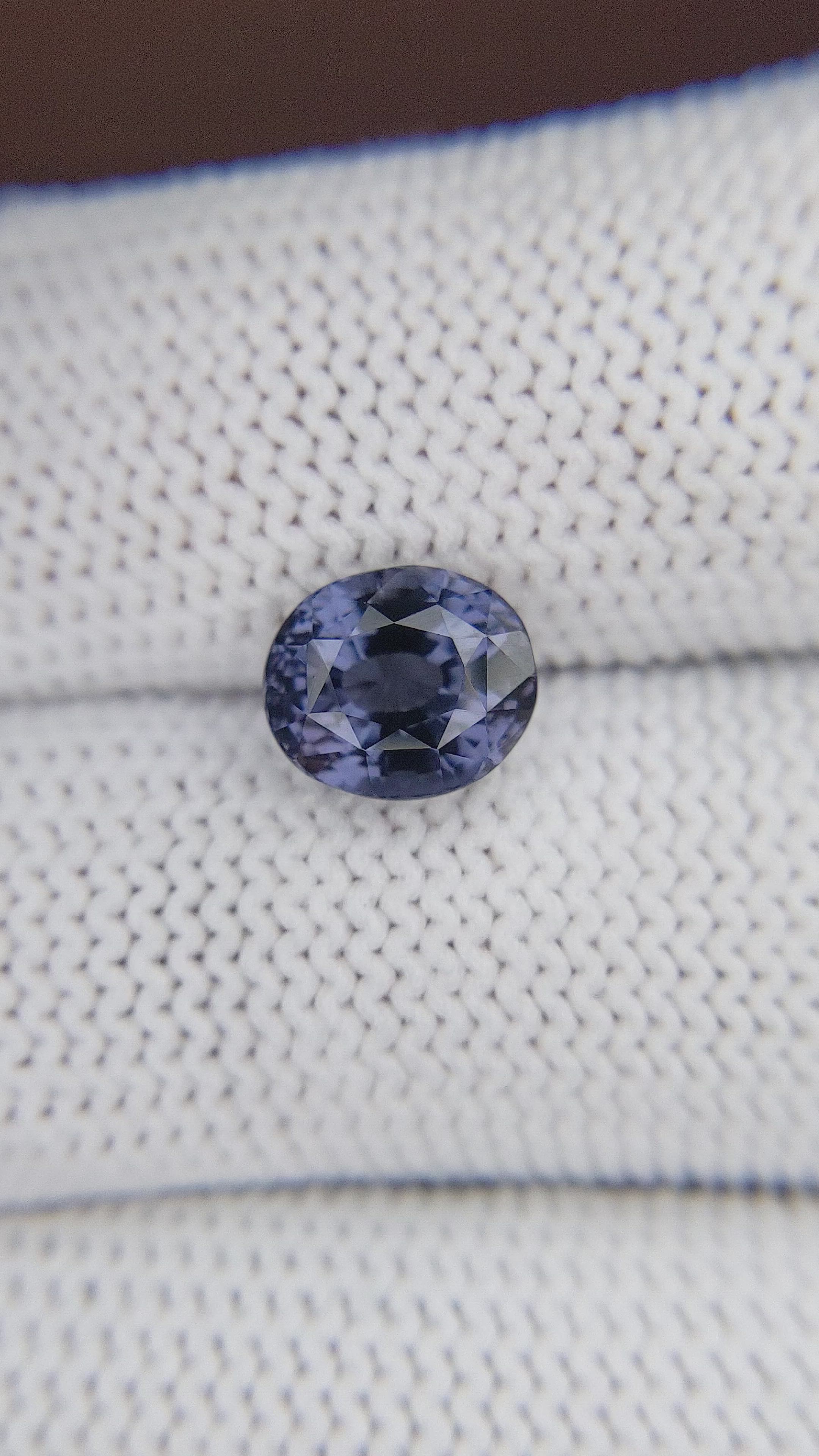 2.58 Ct. Spinel from Tanzania Size Video