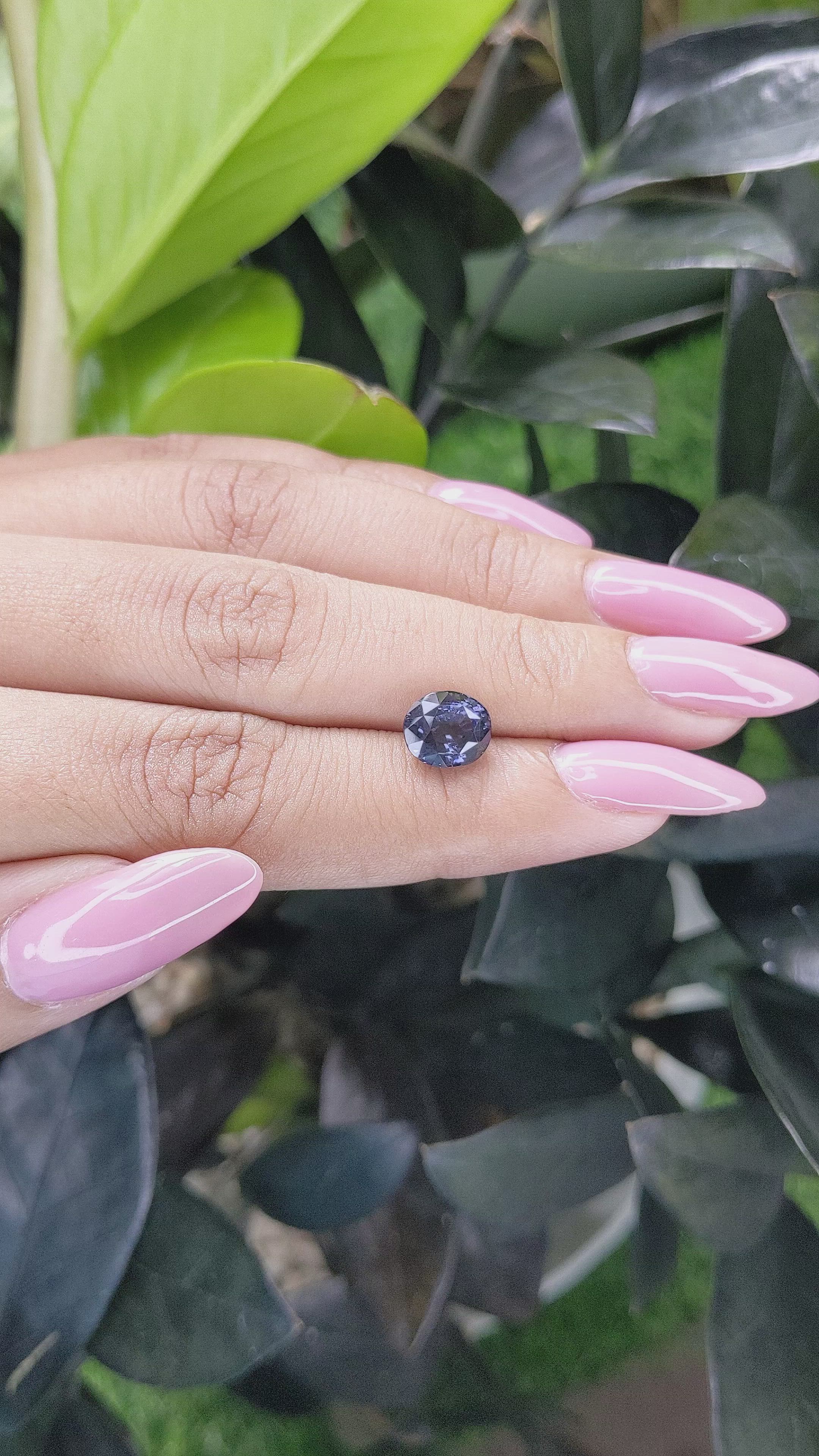 2.58 Ct. Spinel from Tanzania Size Video