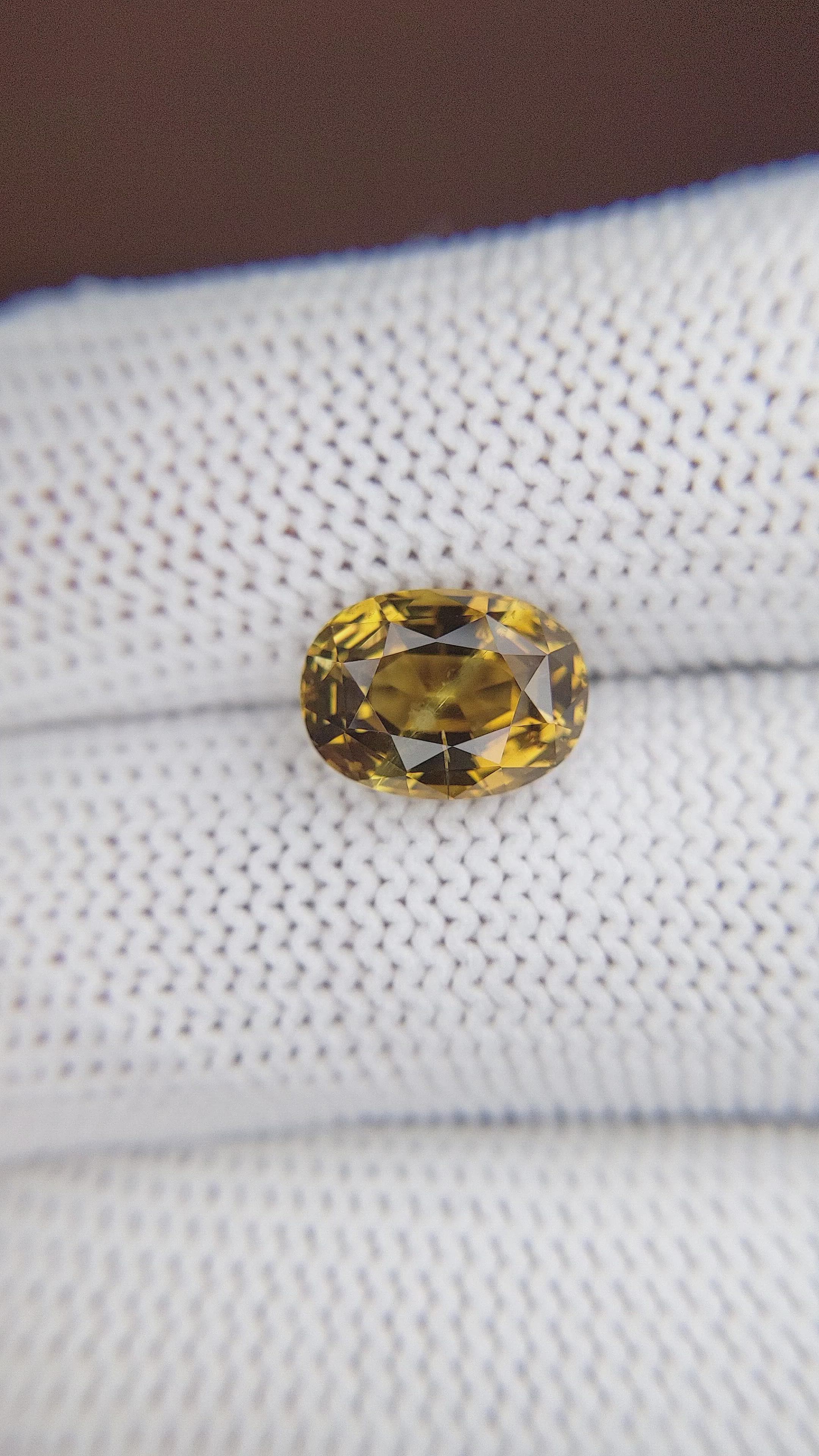 4.22 Ct. Chrysoberyl from Tanzania Size Video