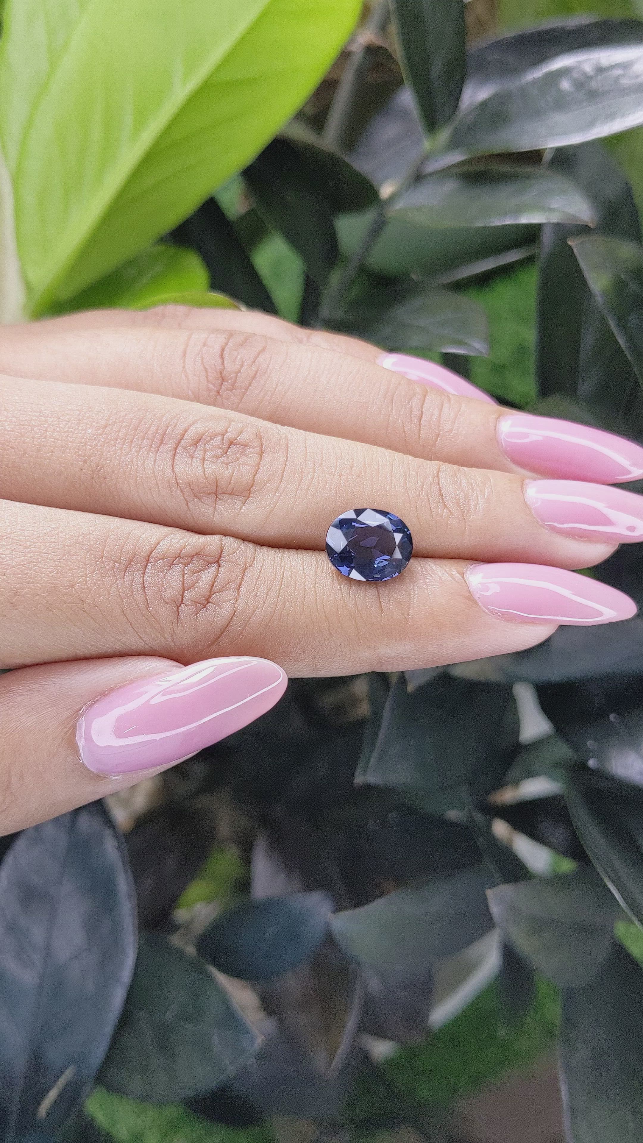 3.48 Ct. Spinel from Tanzania Size Video