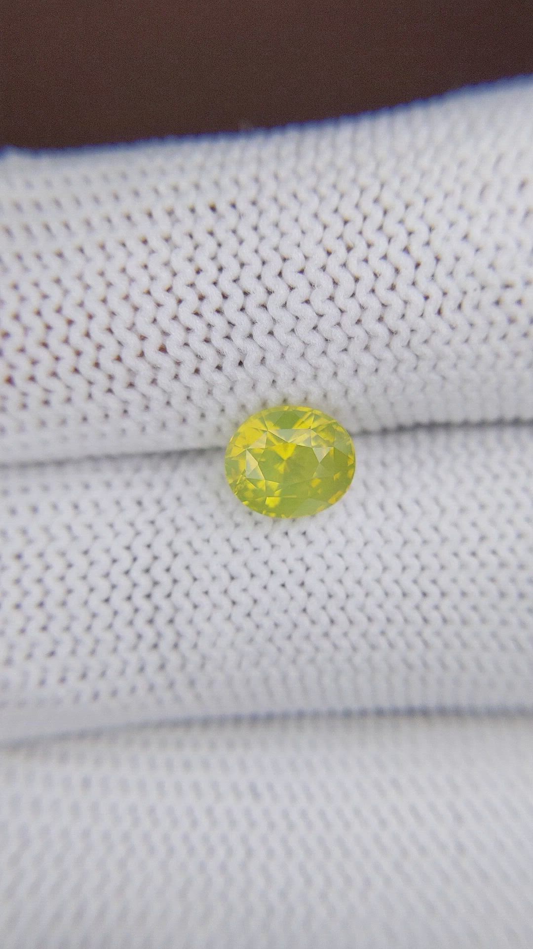 1.53 Ct. Chrysoberyl from Ceylon (Sri Lanka) Size Video