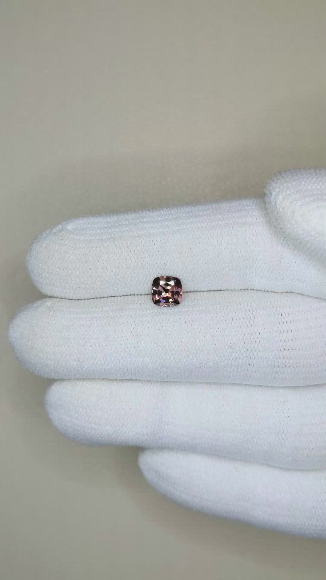 0.71 Ct. Zircon from Ceylon (Sri Lanka) Size Video