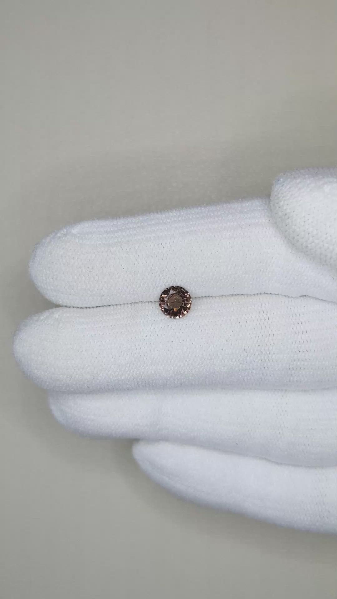 0.79 Ct. Zircon from Ceylon (Sri Lanka) Size Video