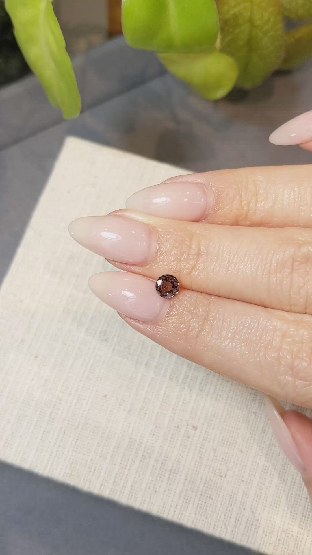 0.79 Ct. Zircon from Ceylon (Sri Lanka) Size Video