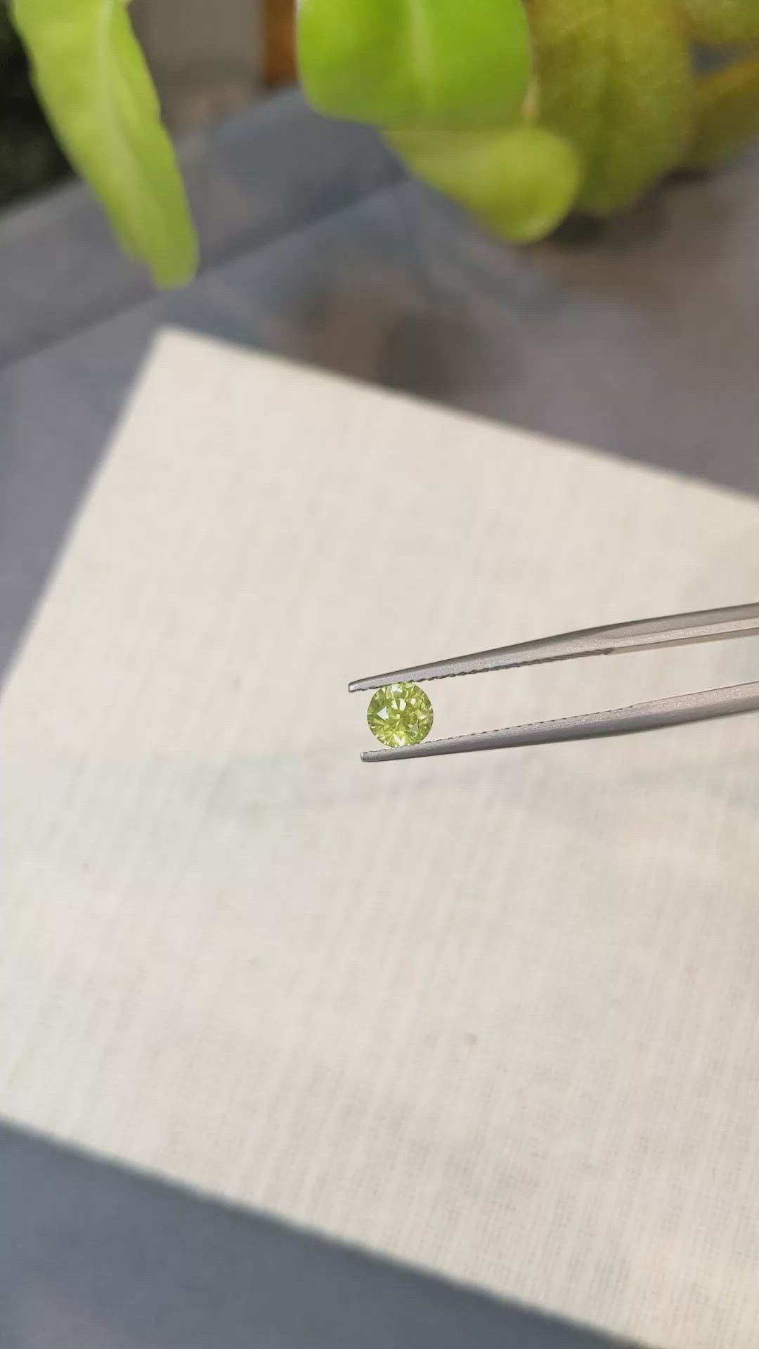 0.88 Ct. Zircon from Ceylon (Sri Lanka) Size Video