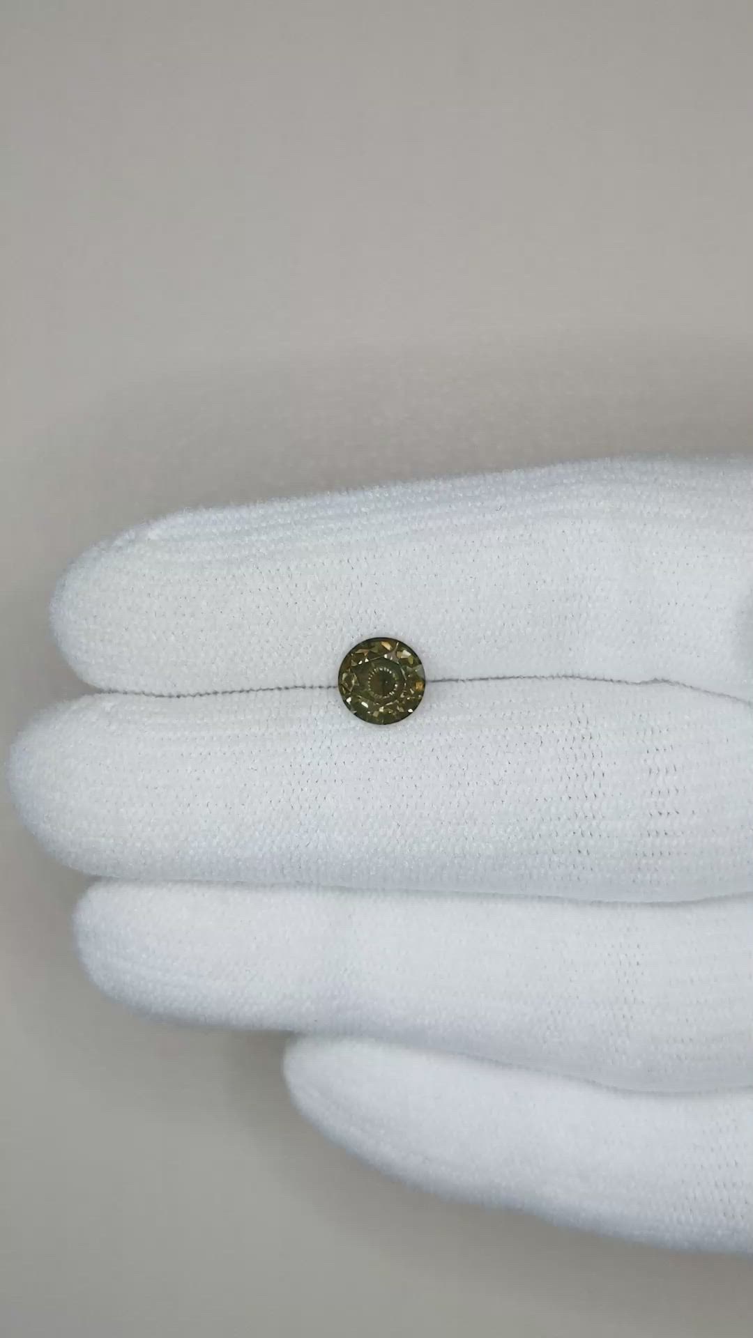 1.40 Ct. Zircon from Ceylon (Sri Lanka) Size Video