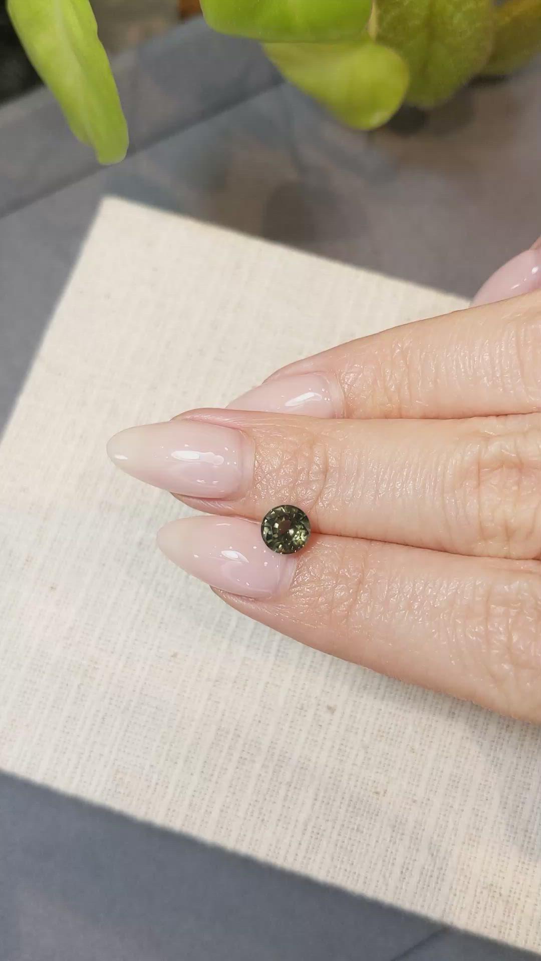 1.40 Ct. Zircon from Ceylon (Sri Lanka) Size Video