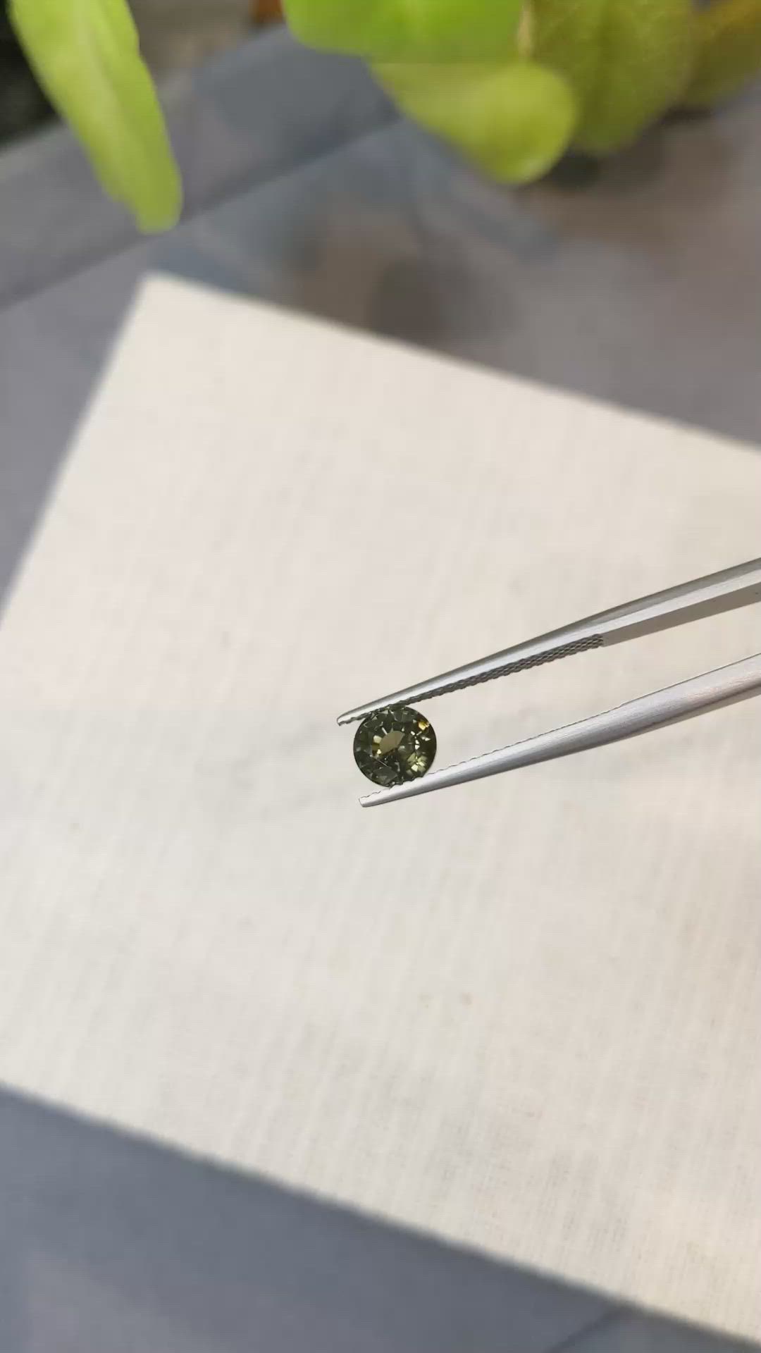 1.40 Ct. Zircon from Ceylon (Sri Lanka) Size Video