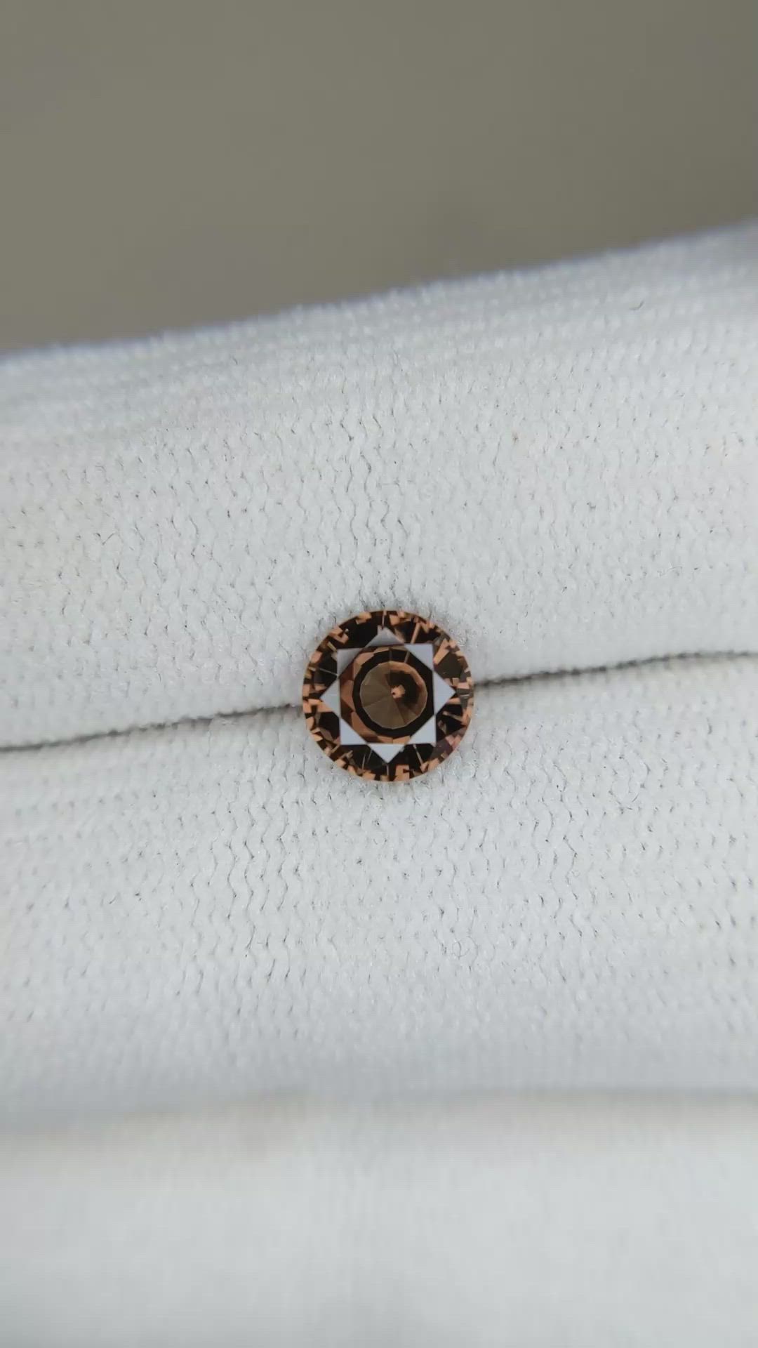 1.41 Ct. Zircon from Ceylon (Sri Lanka) Size Video