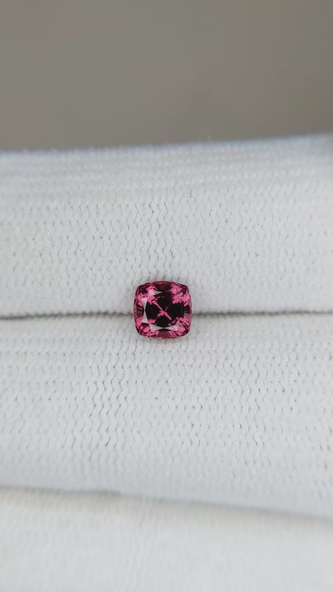 0.69 Ct. Rhodolite Garnet from Ceylon (Sri Lanka) Size Video