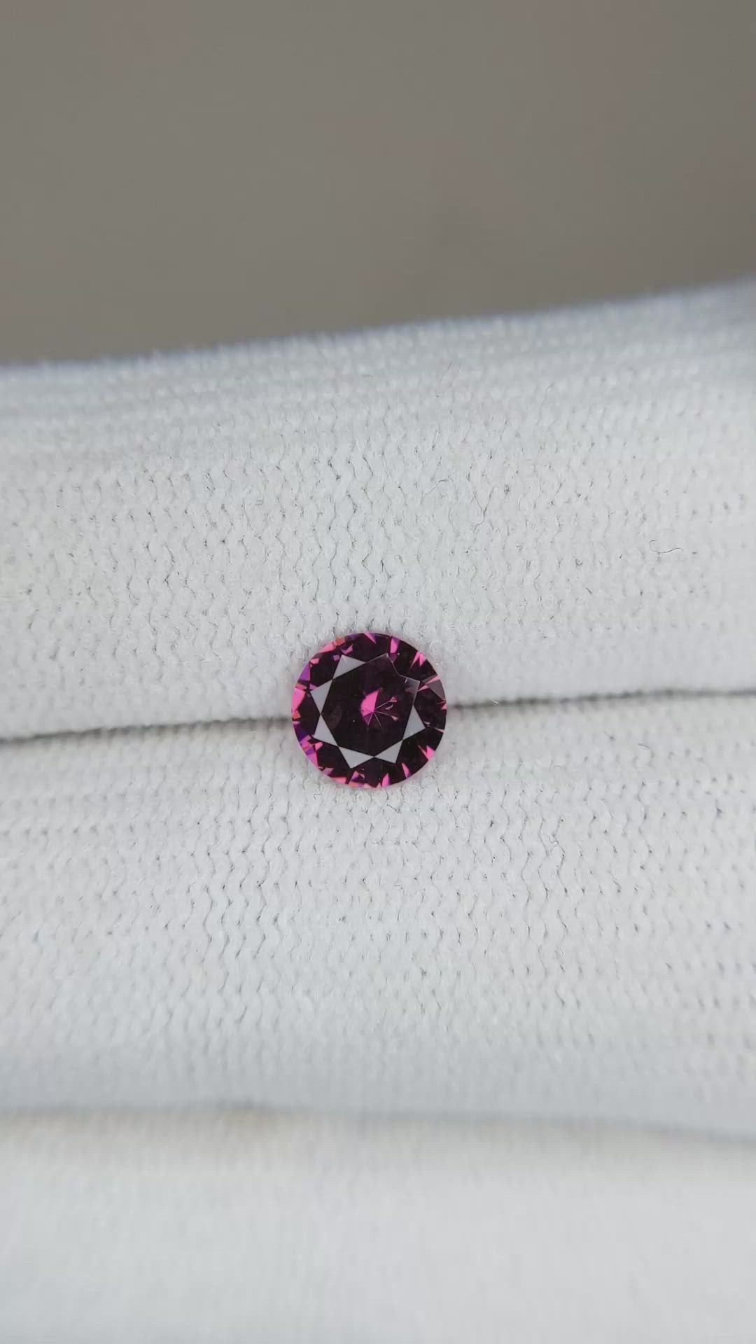 0.67 Ct. Garnet from Ceylon (Sri Lanka) Size Video