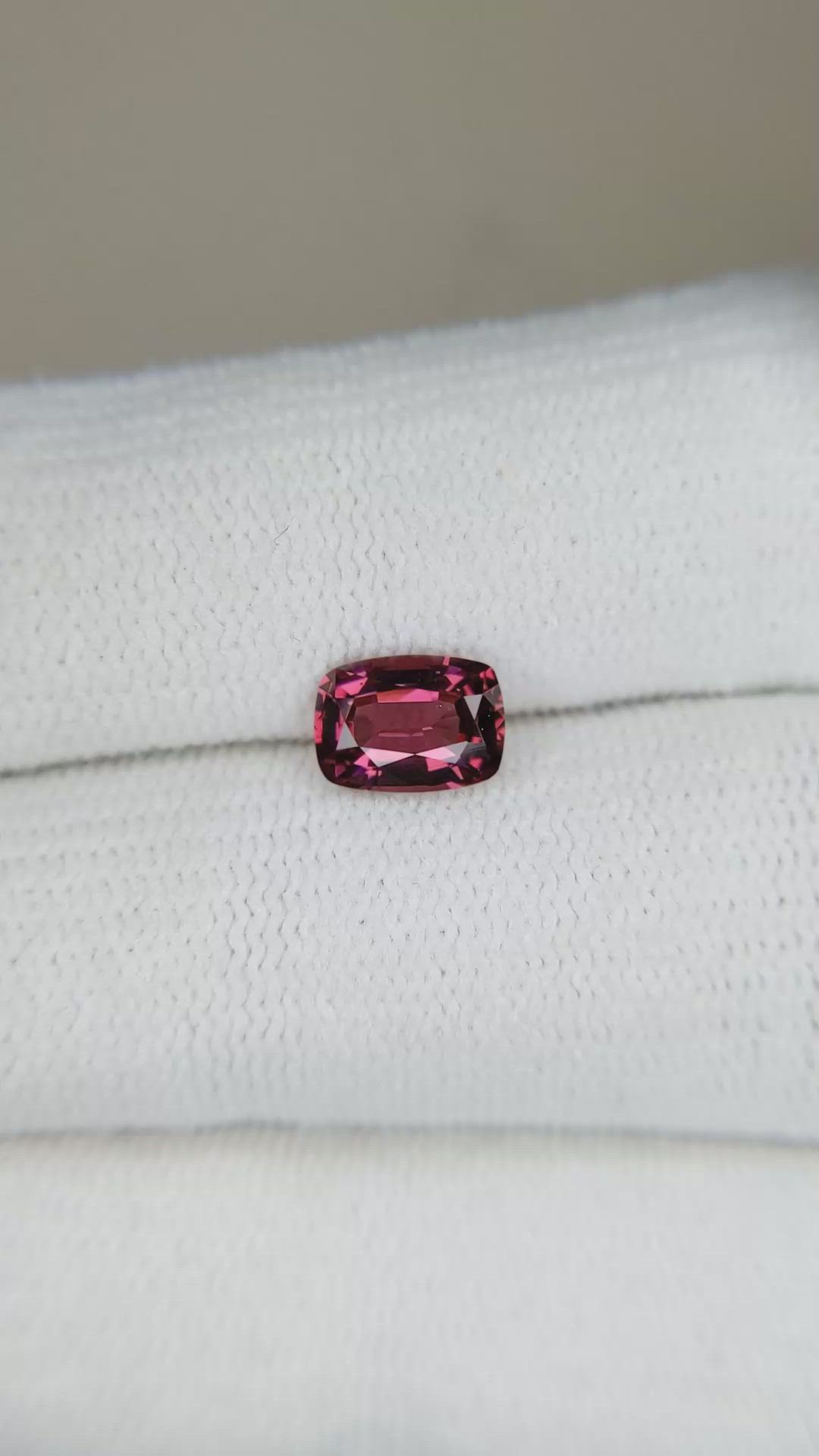 1.09 Ct. Garnet from Ceylon (Sri Lanka) Size Video