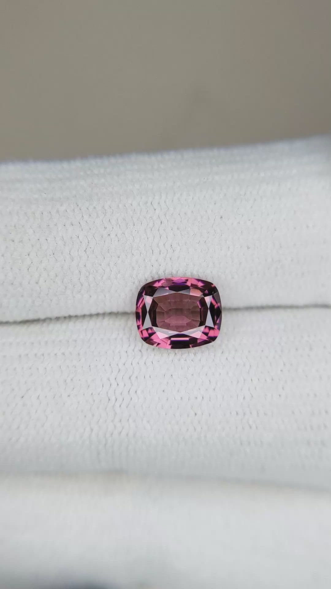 1.54 Ct. Rhodolite Garnet from Ceylon (Sri Lanka) Size Video