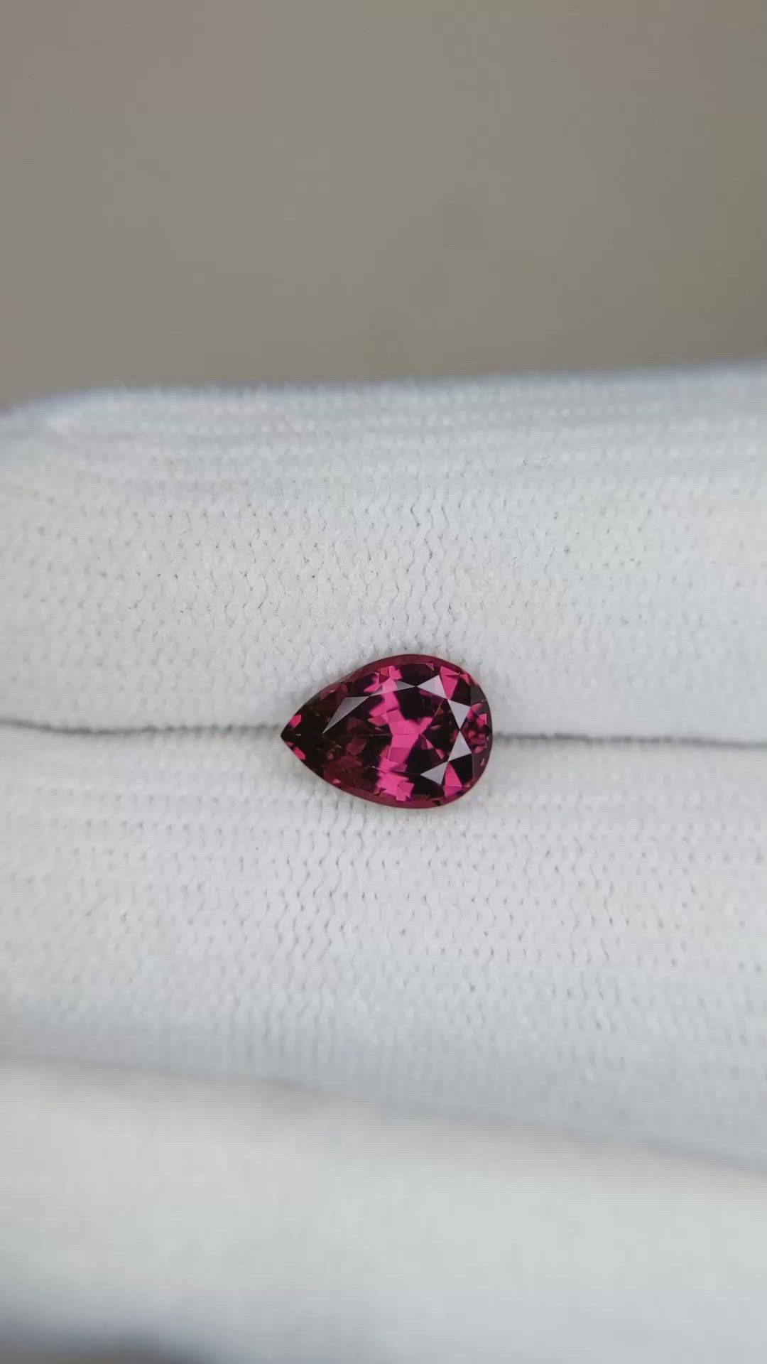 1.51 Ct. Rhodolite Garnet from Ceylon (Sri Lanka) Size Video