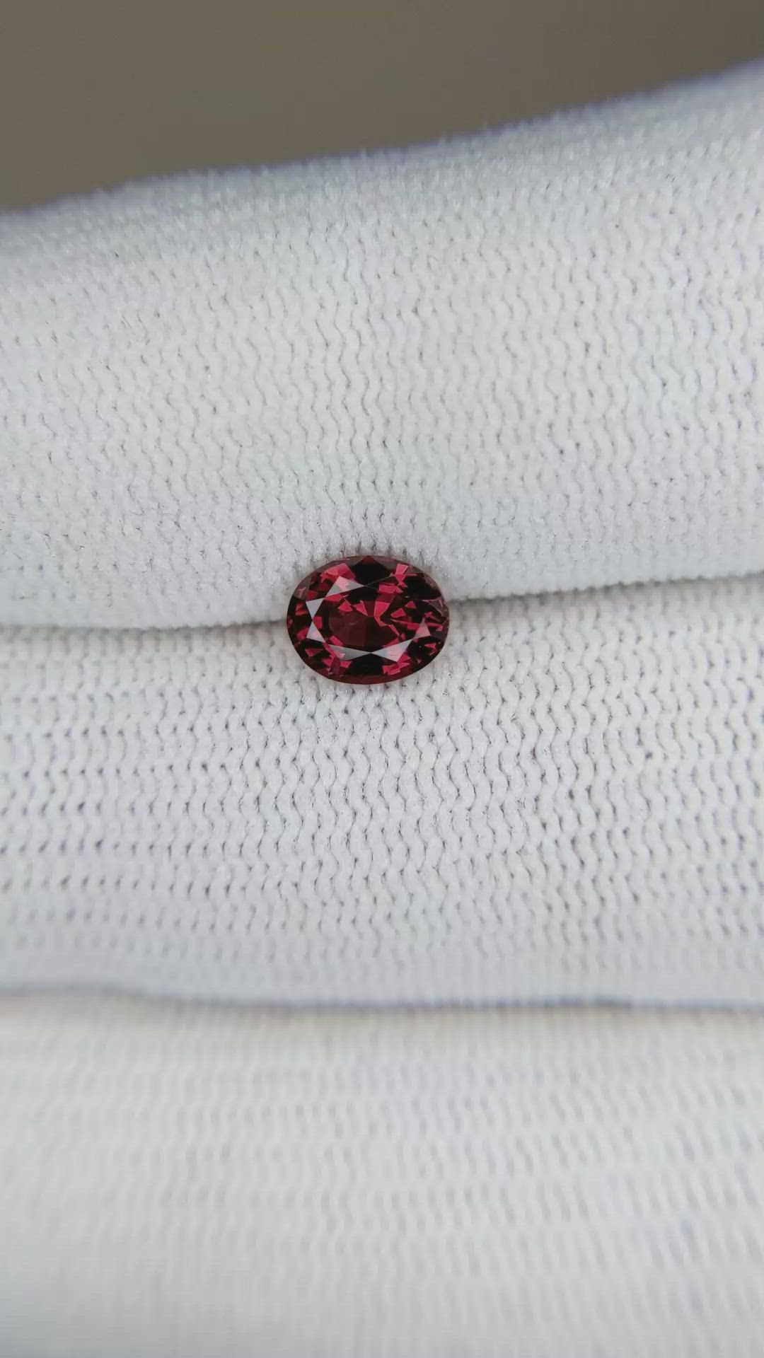 0.92 Ct. Garnet from Ceylon (Sri Lanka) Size Video