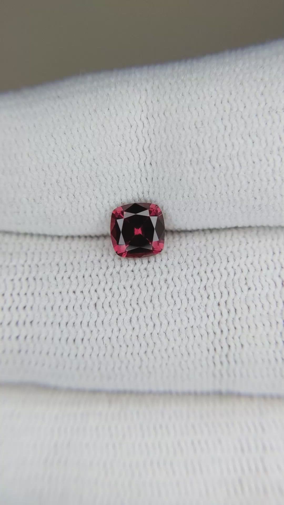 0.83 Ct. Garnet from Ceylon (Sri Lanka) Size Video